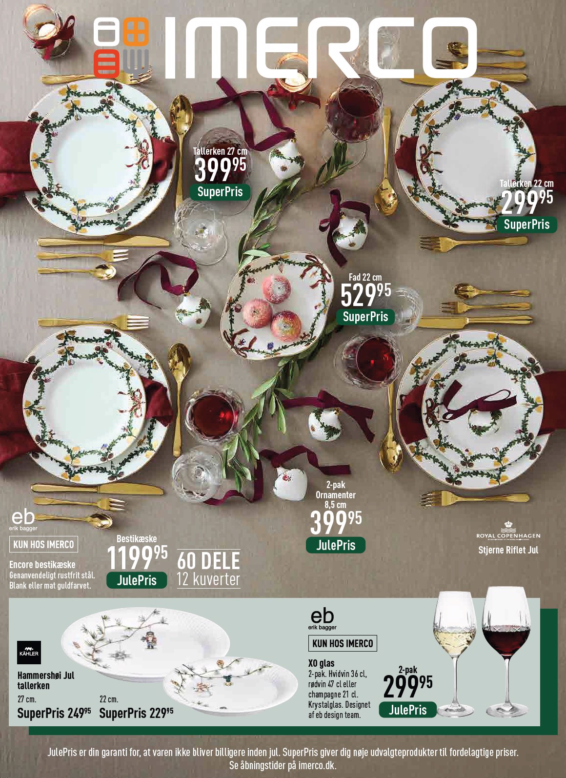 Imerco - Jul tilbudsavis gyldig fra 26.10. til 24.12.