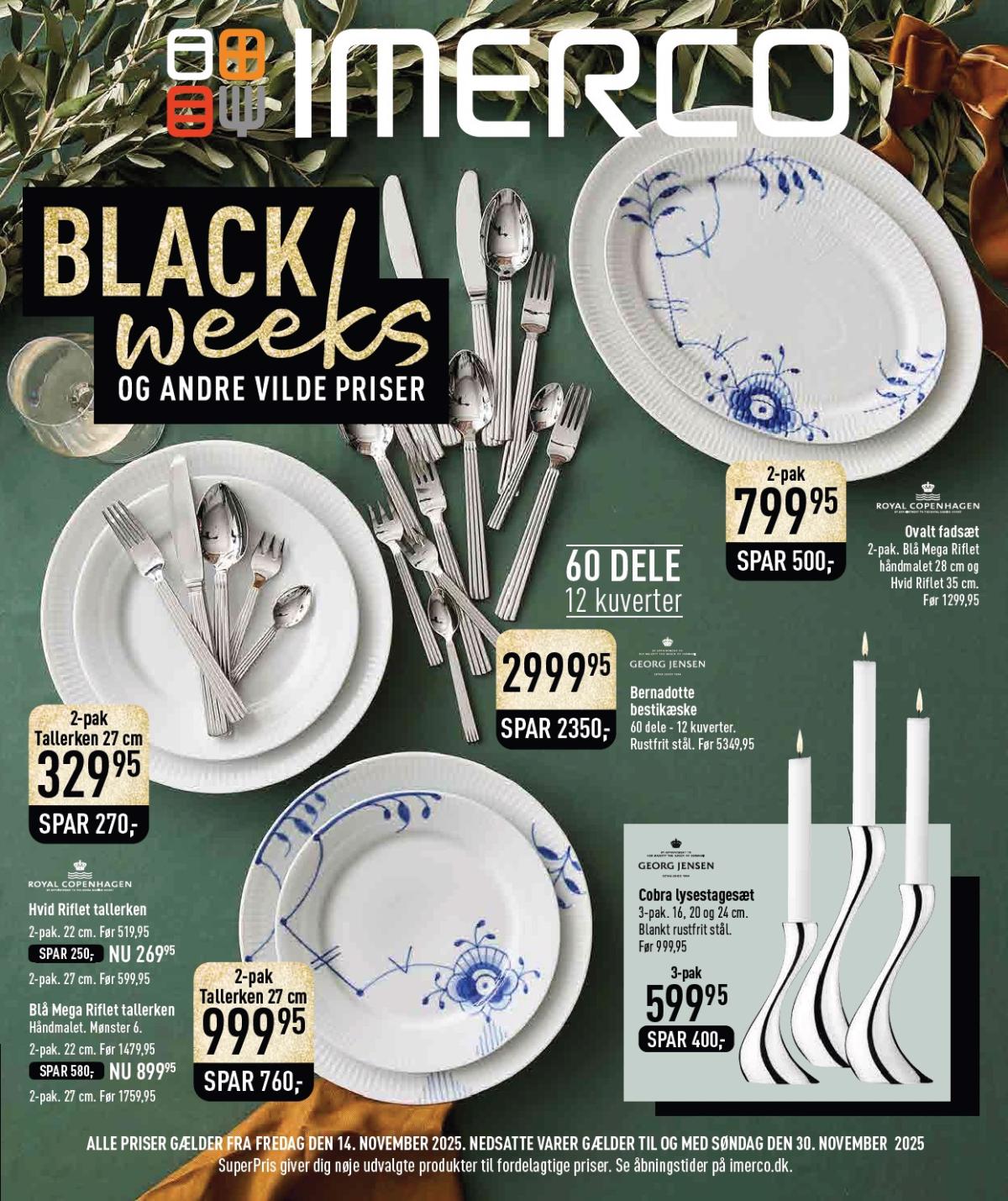 Imerco tilbudsavis gyldig fra 14.11. til 30.11.
