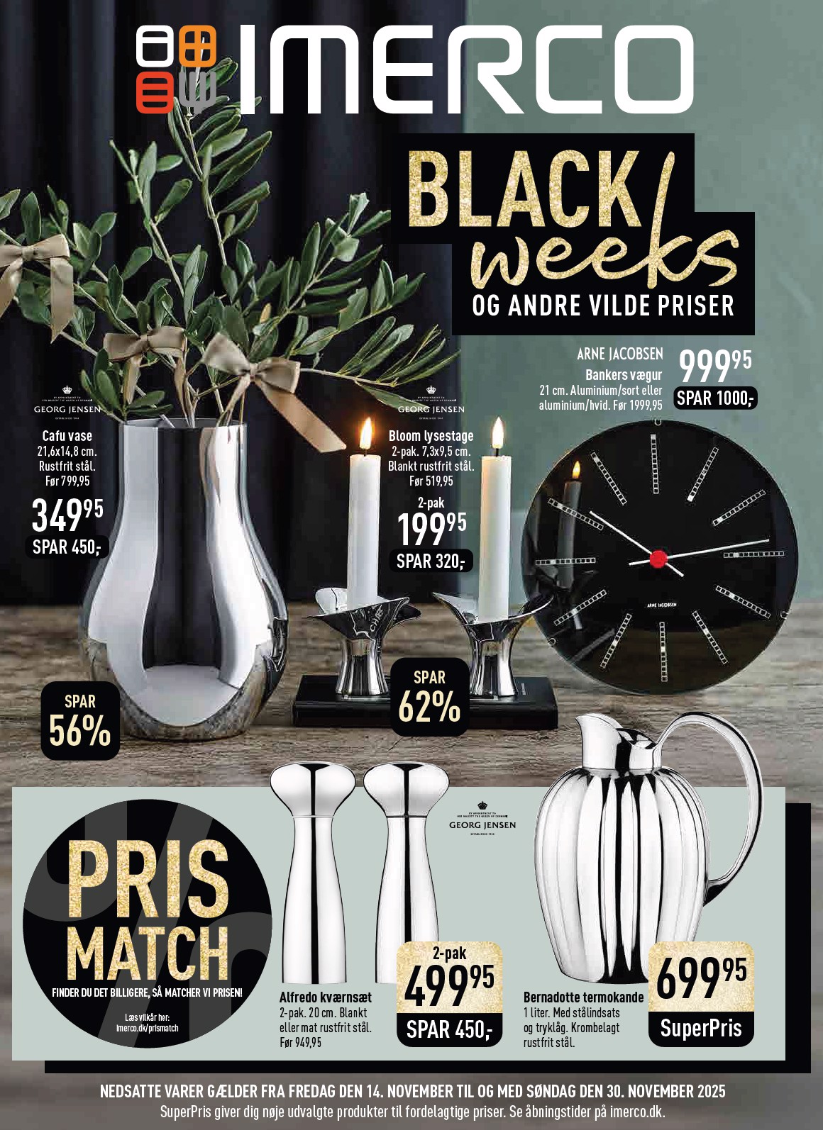 Imerco - Black Weeks tilbudsavis gyldig fra 14.11. til 30.11.