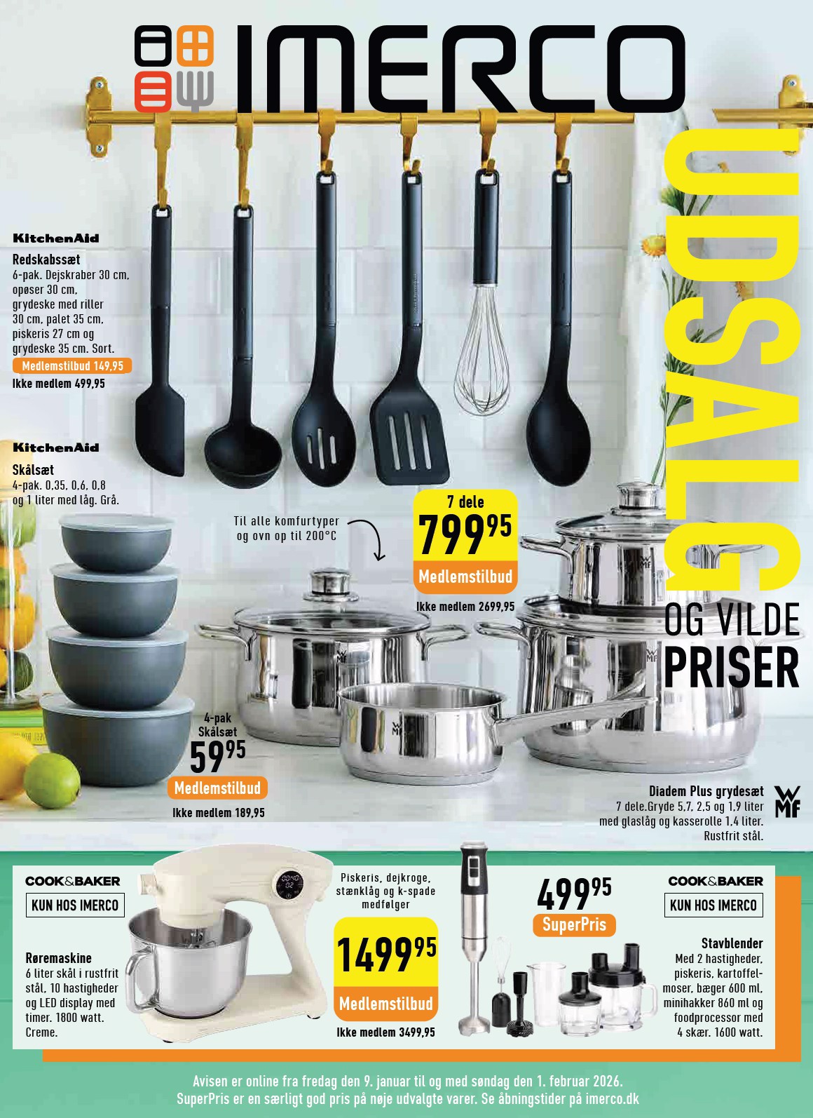 Imerco - Udsalg tilbudsavis gyldig fra 09.01. til 01.02.