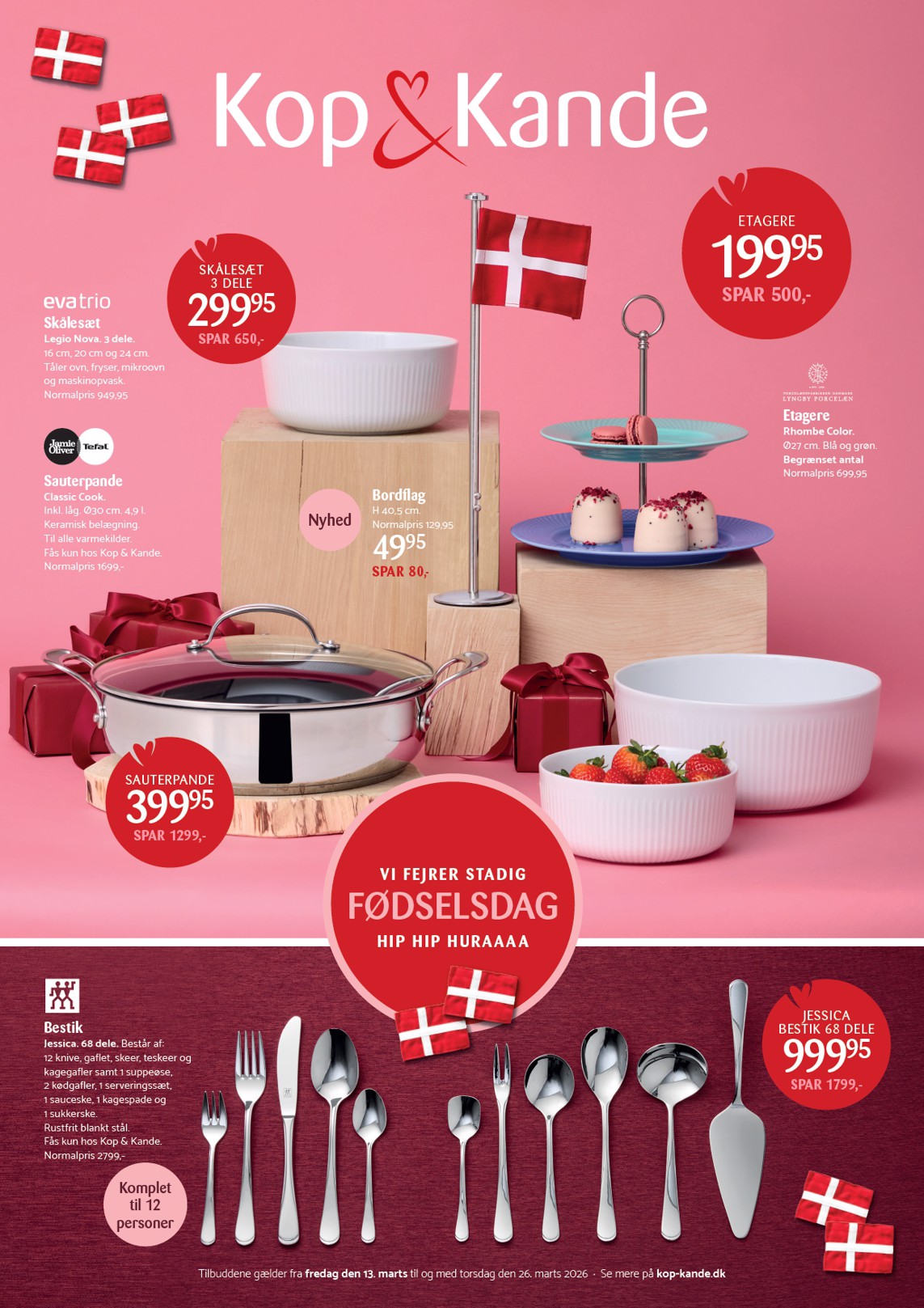 Kop&Kande - Endnu mere fødselsdag tilbudsavis gyldig fra 13.03.2026 til 26.03.2026