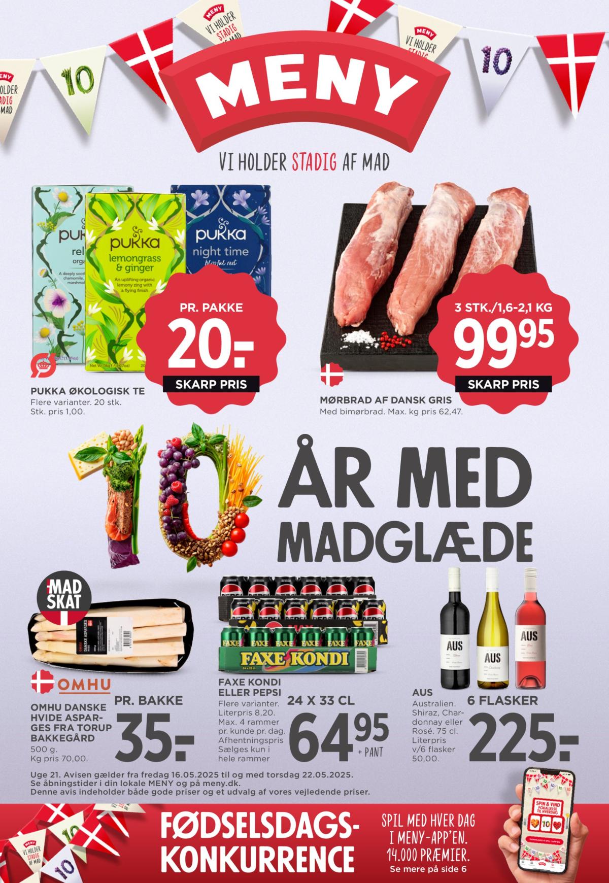 Meny tilbudsavis gyldig fra 16.05. - 22.05.