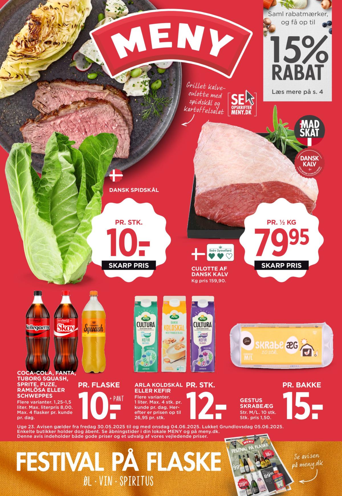 Meny tilbudsavis gyldig fra 30.05. - 04.06.
