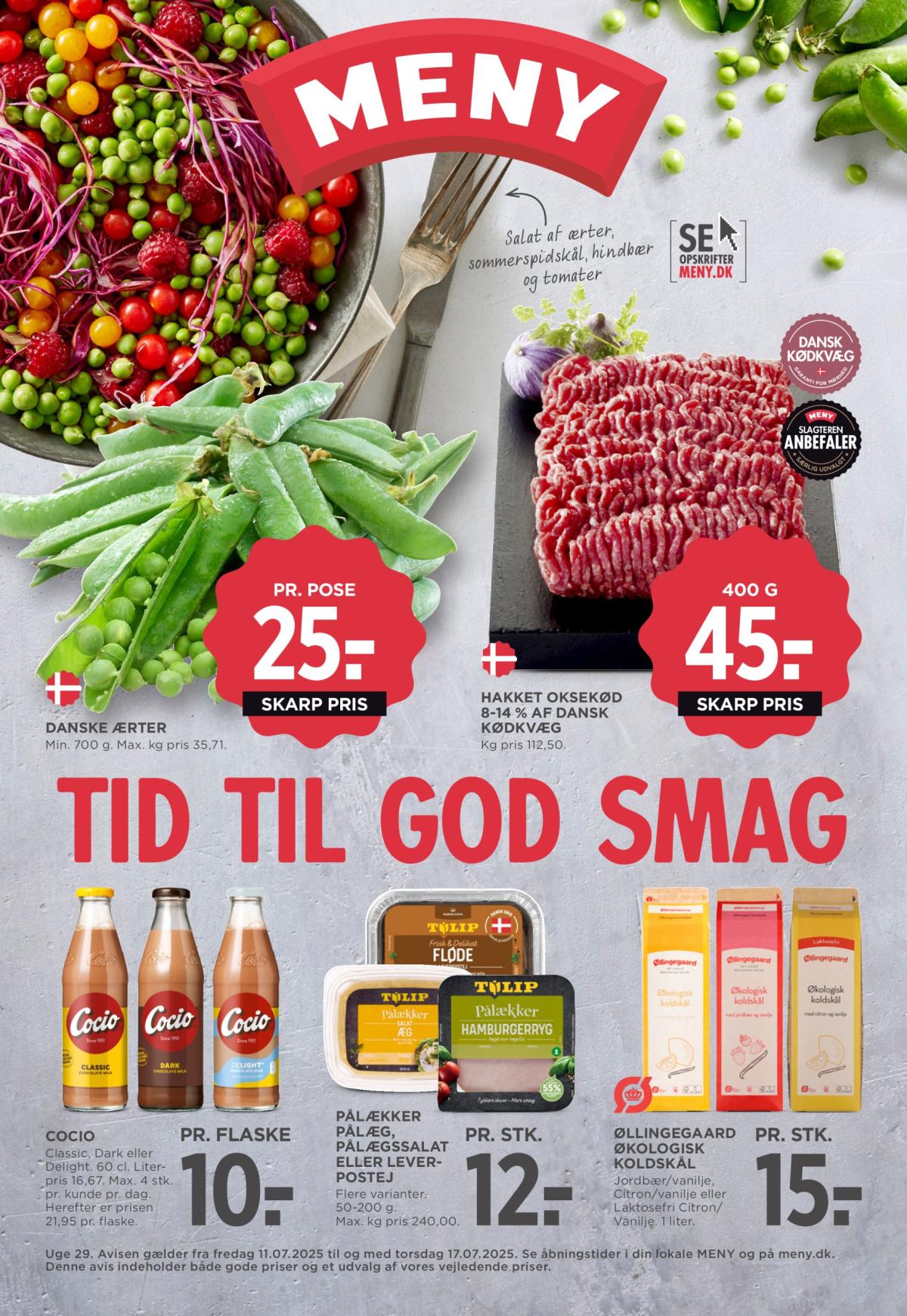 Meny tilbudsavis gyldig fra 11.07. til 17.07.