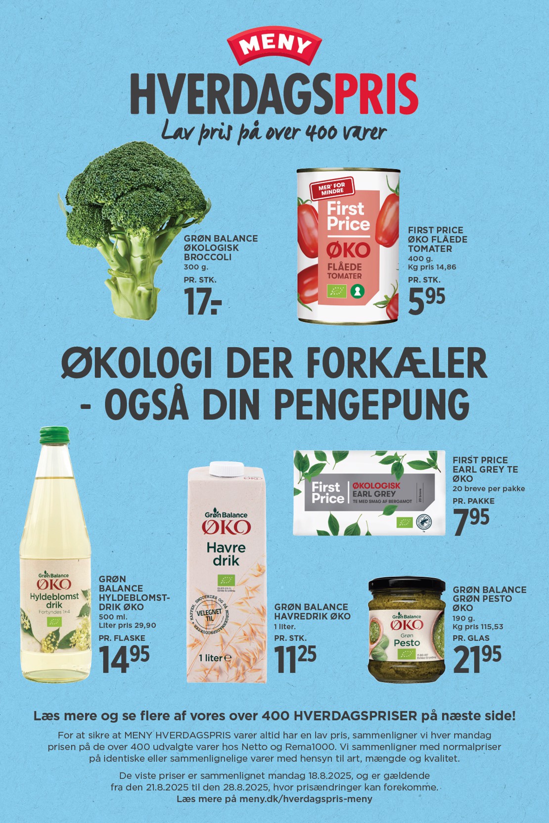 Meny - Hverdagspris tilbudsavis gyldig fra 21.08. til 28.08.