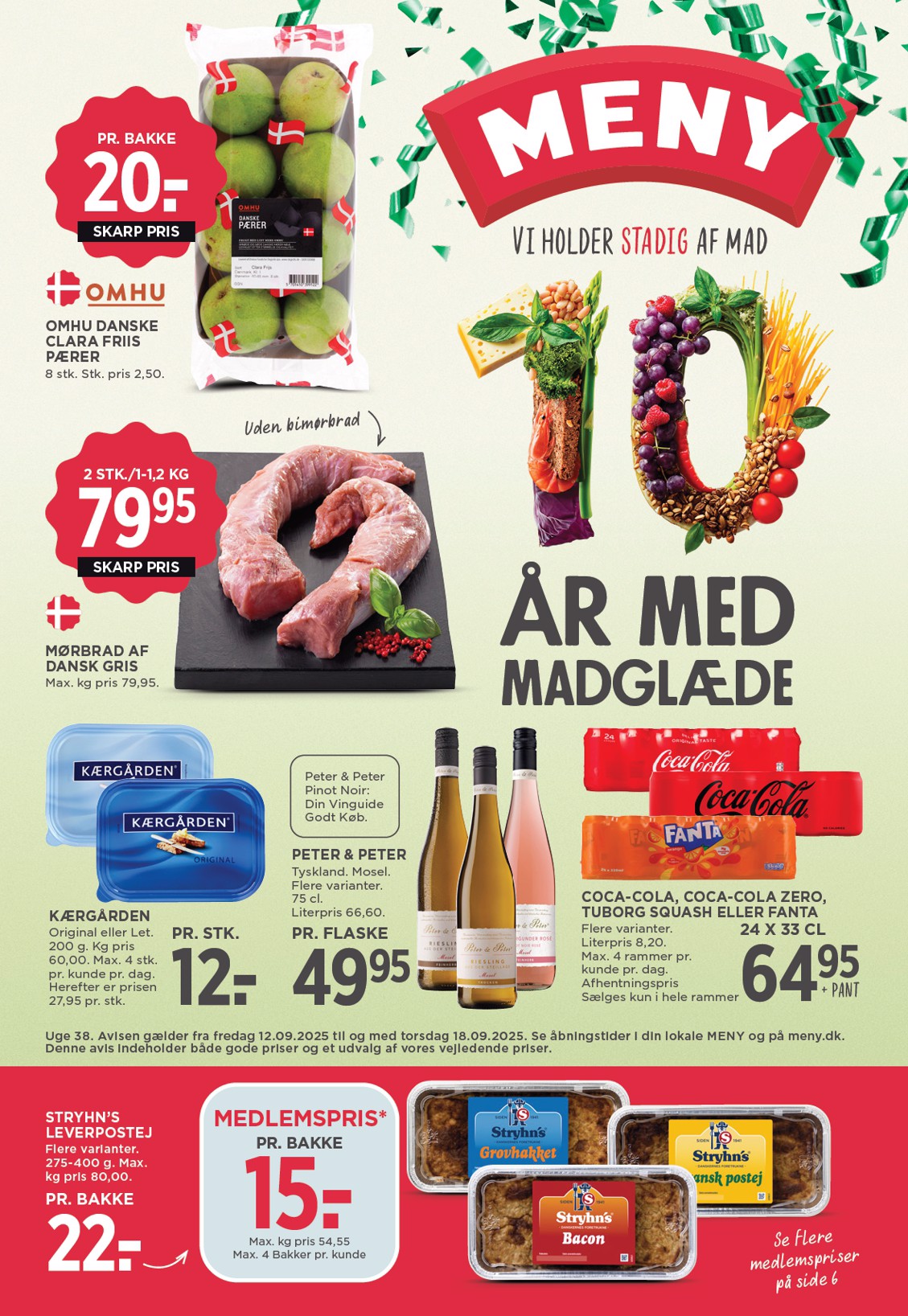 Meny tilbudsavis gyldig fra 12.09. til 18.09.