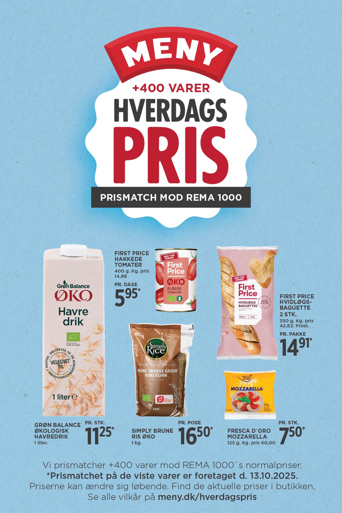 Meny - Hverdagspris tilbudsavis gyldig fra 13.10. til 31.10.