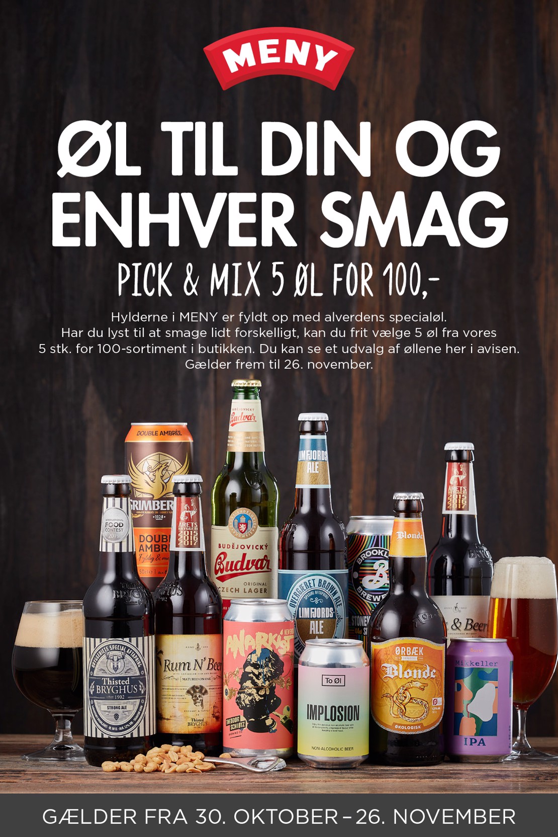 Meny - Pick & Mix November tilbudsavis gyldig fra 30.10. til 26.11.