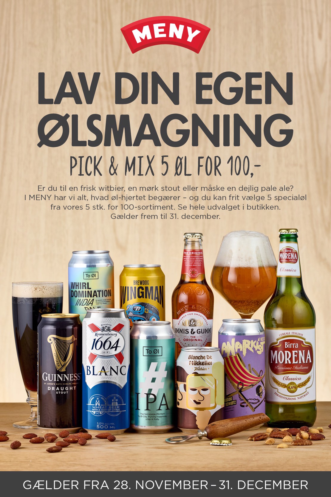 Meny - Pick & Mix tilbudsavis gyldig fra 28.11. til 31.12.
