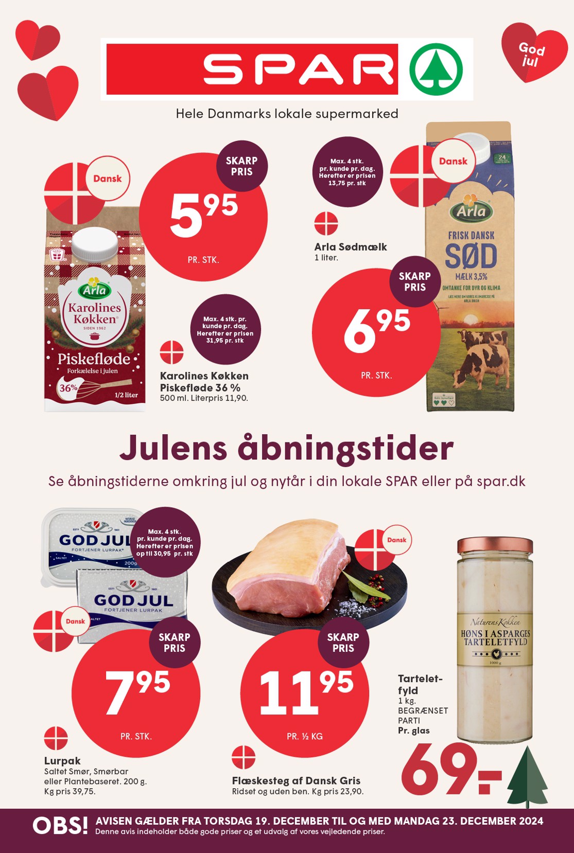 Spar tilbudsavis gyldig fra 19.12. - 23.12.