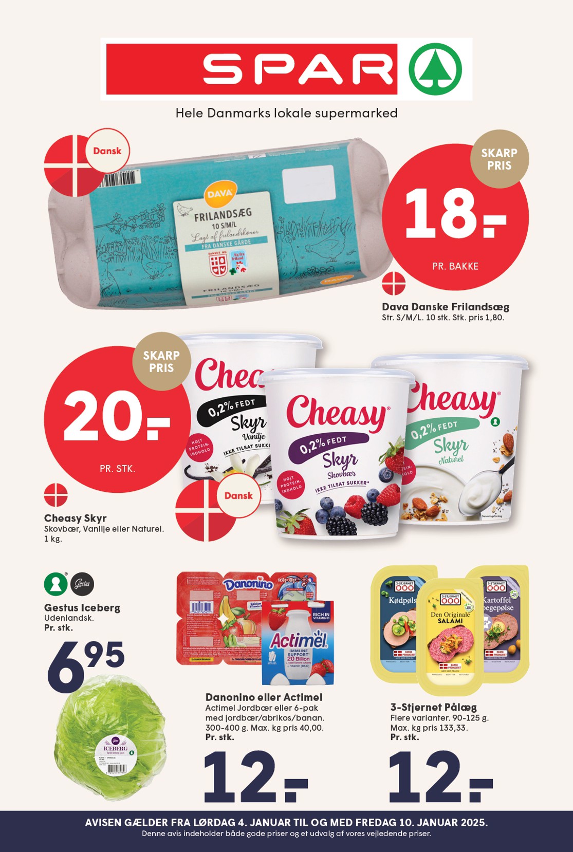 Spar tilbudsavis gyldig fra 04.01. - 10.01.