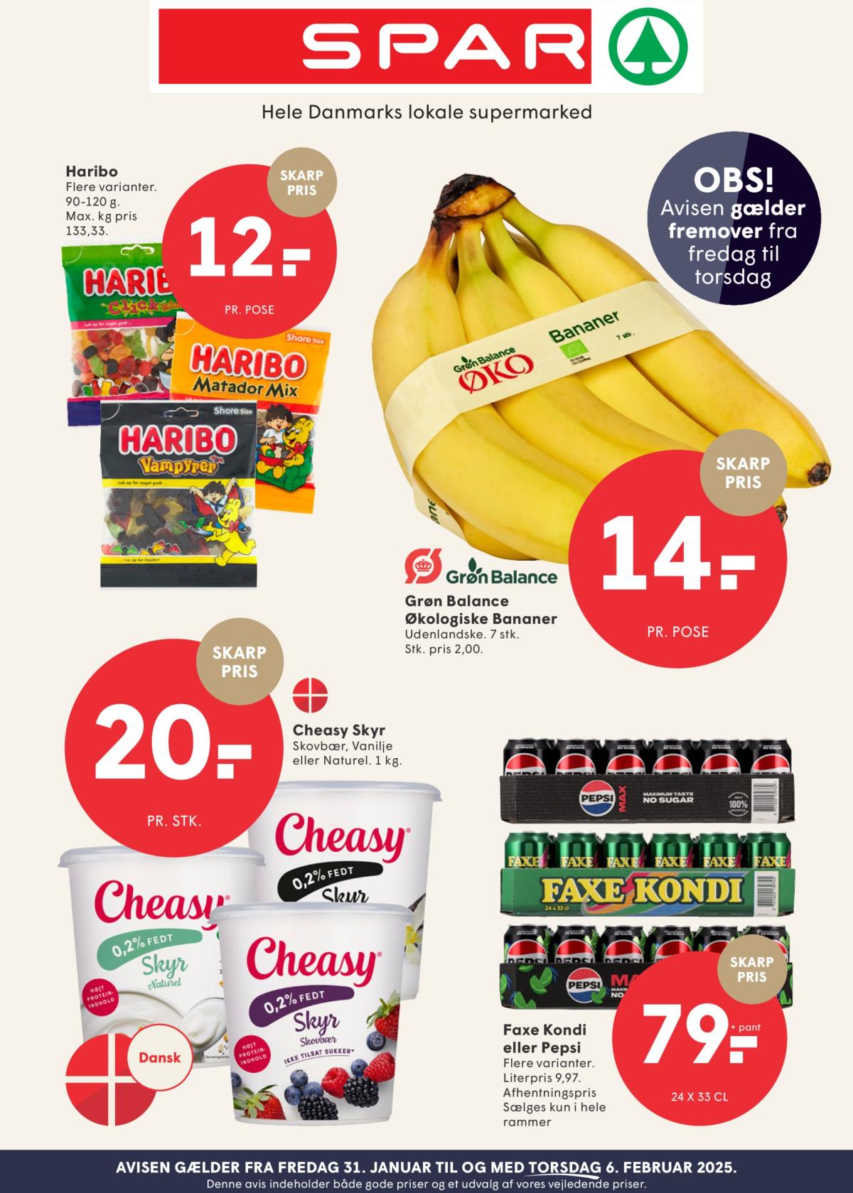 Spar tilbudsavis gyldig fra 31.01. - 06.02.