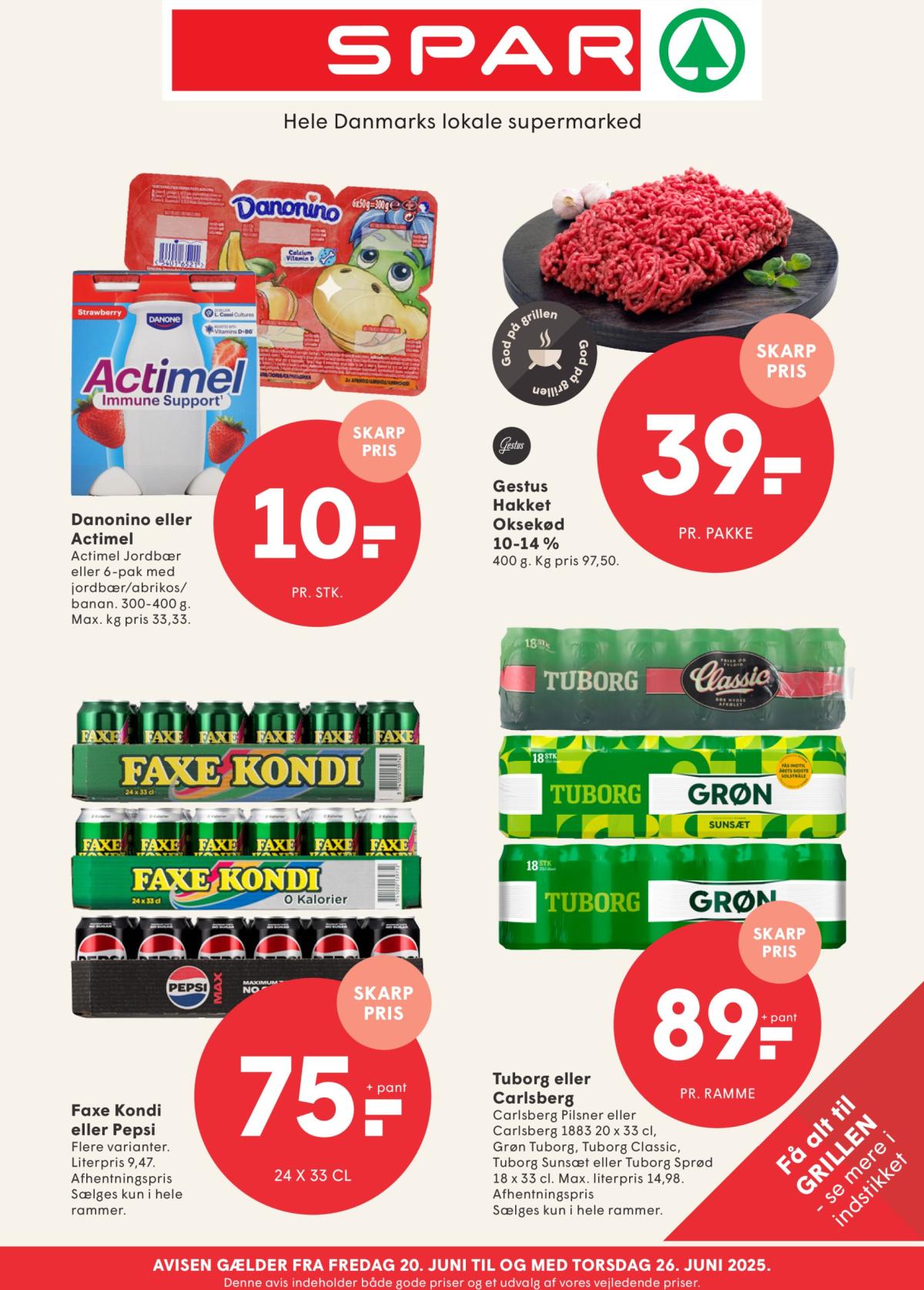 Spar tilbudsavis gyldig fra 20.06. til 26.06.