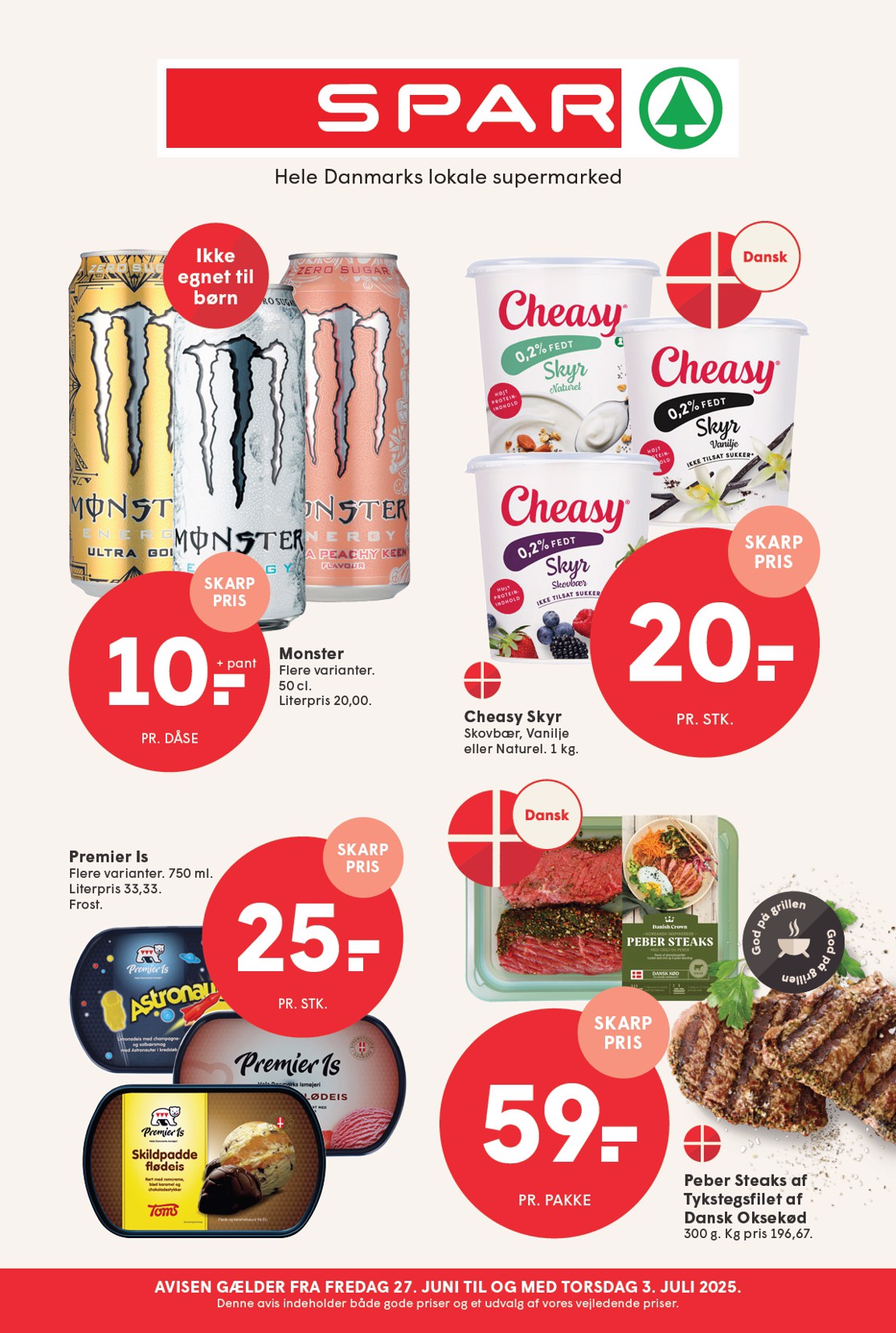 Spar tilbudsavis gyldig fra 27.06. til 03.07.