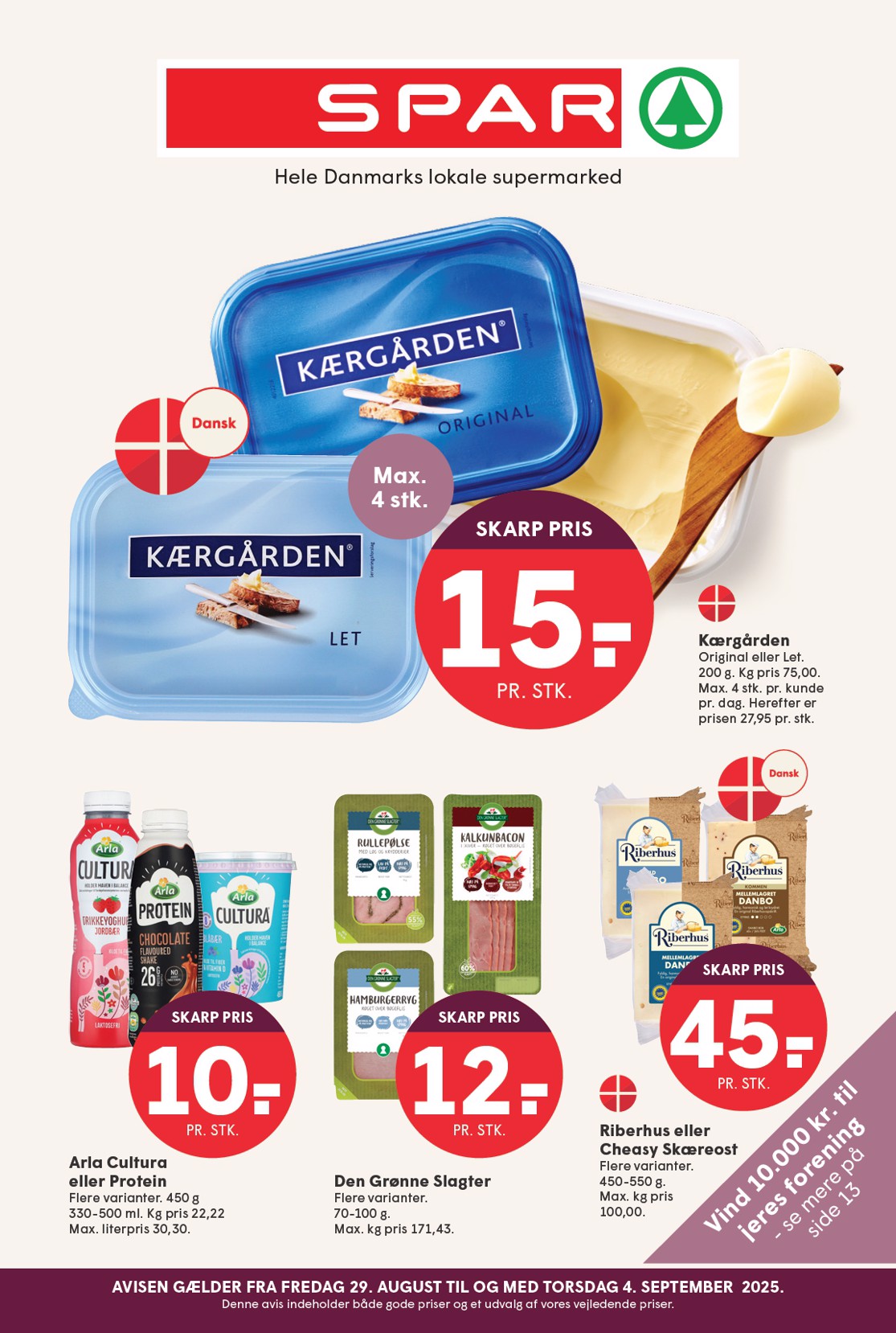 Spar tilbudsavis gyldig fra 29.08. til 04.09.