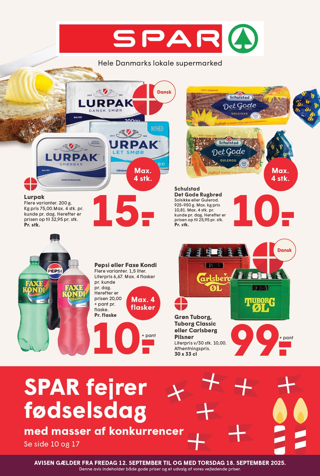 Spar tilbudsavis gyldig fra 12.09. til 18.09.