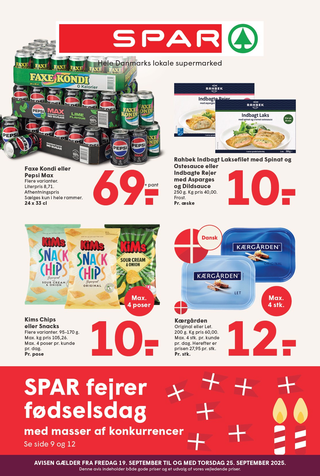 Spar tilbudsavis gyldig fra 19.09. til 25.09.