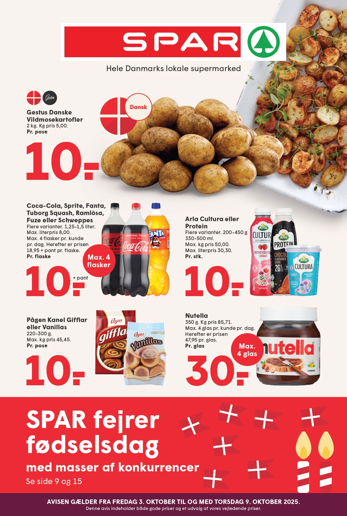 Spar tilbudsavis gyldig fra 03.10. til 09.10.
