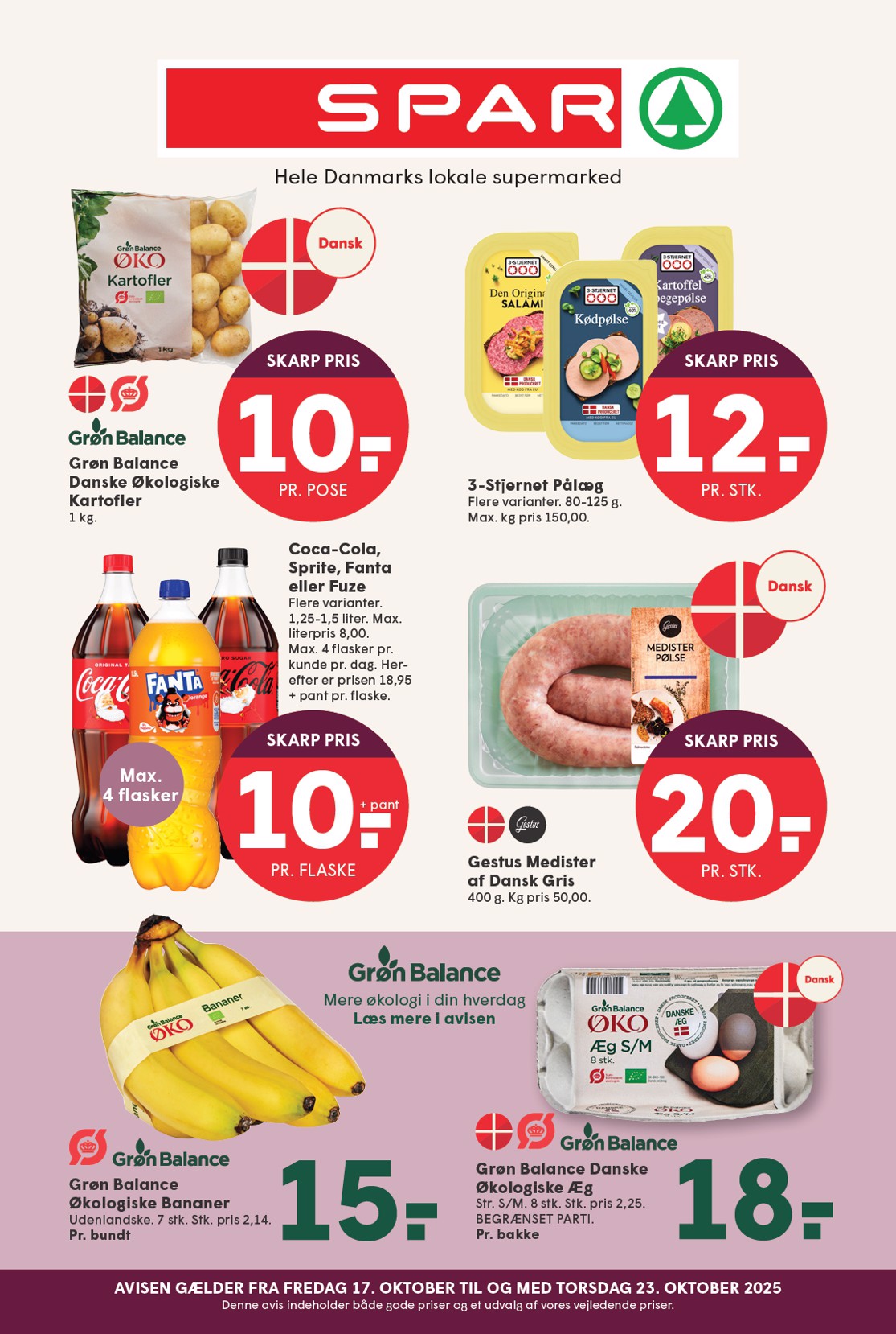 Spar tilbudsavis gyldig fra 17.10. til 23.10.