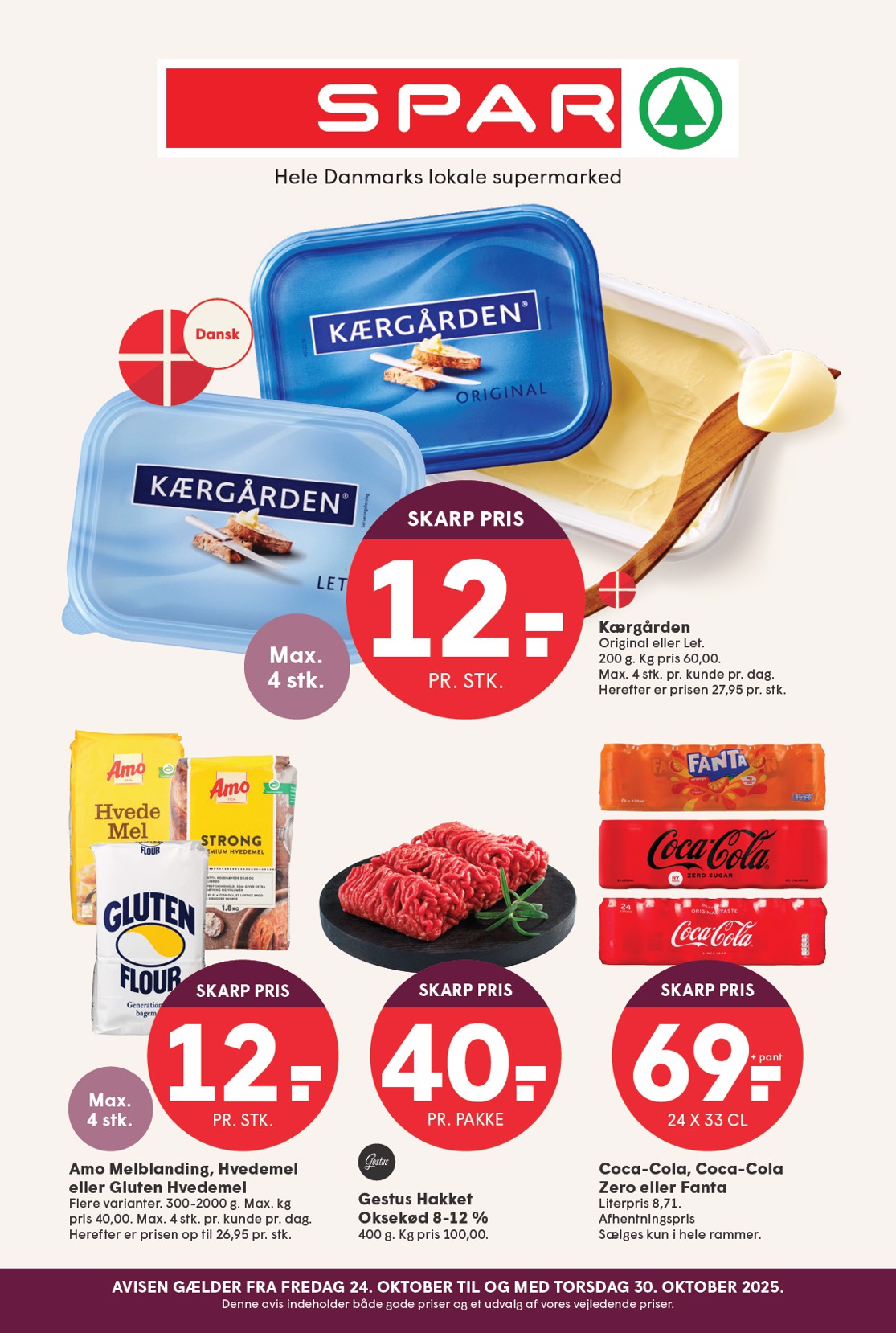 Spar tilbudsavis gyldig fra 24.10. til 30.10.