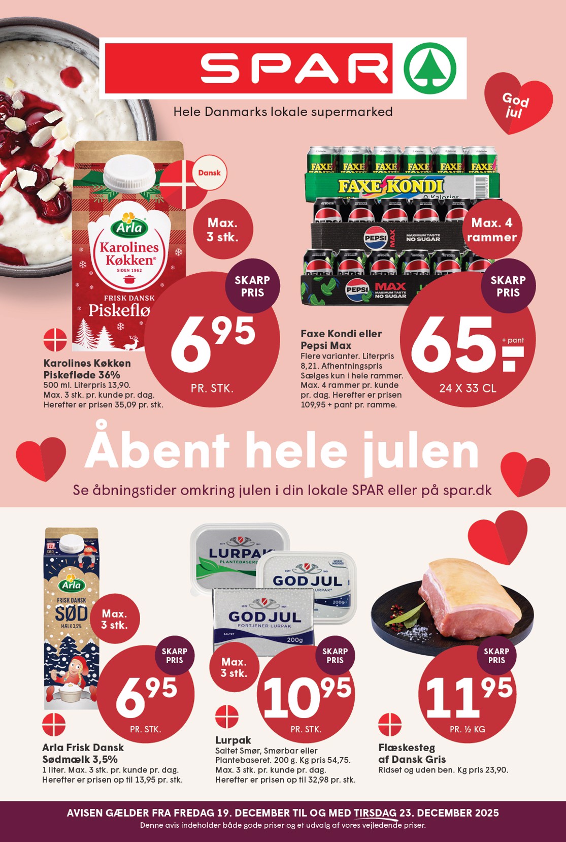 Spar tilbudsavis gyldig fra 19.12. til 23.12.