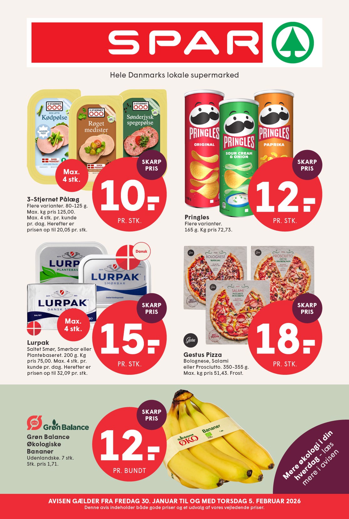 Spar tilbudsavis gyldig fra 30.01. til 05.02.