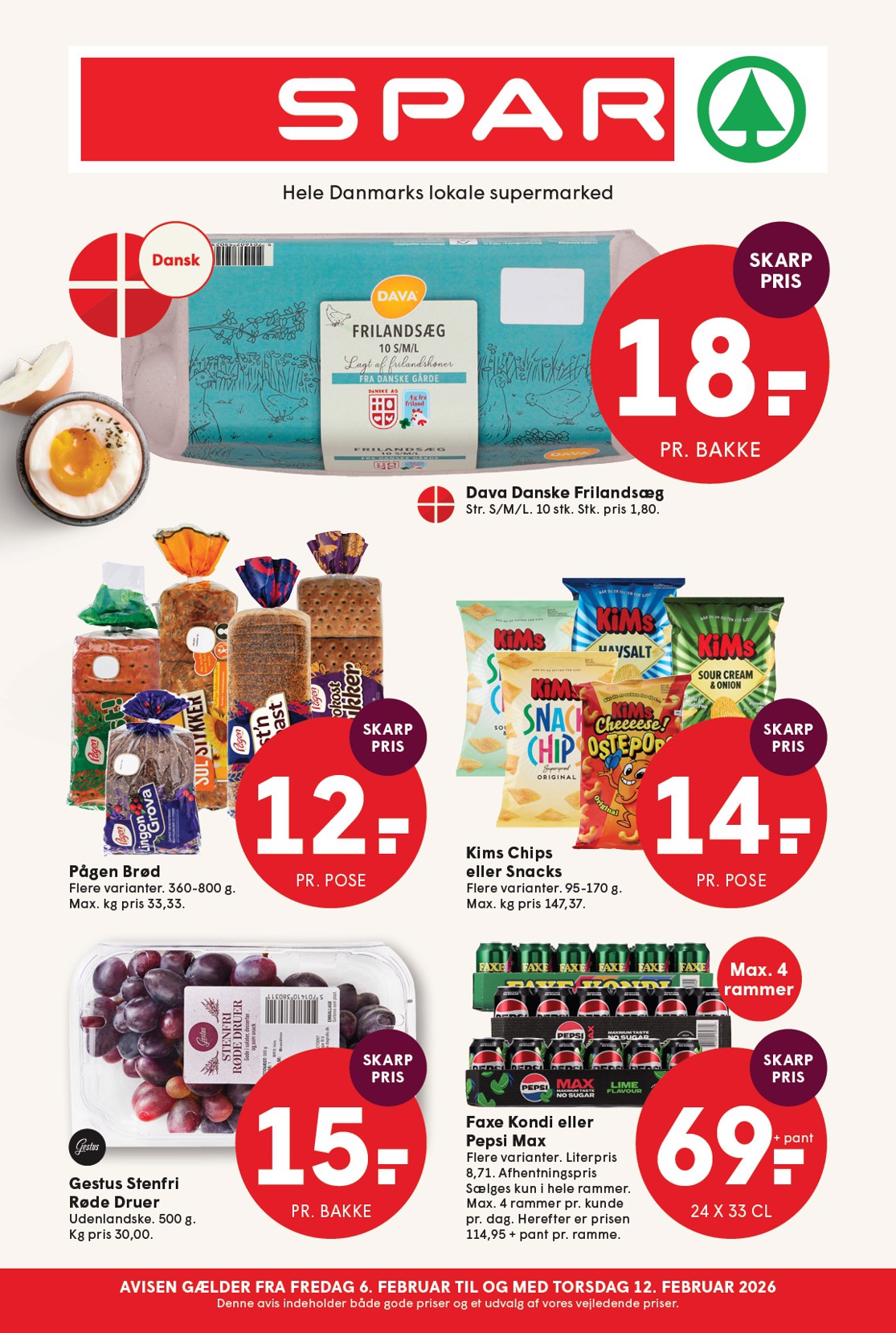 Spar tilbudsavis gyldig fra 06.02.2026 til 12.02.2026