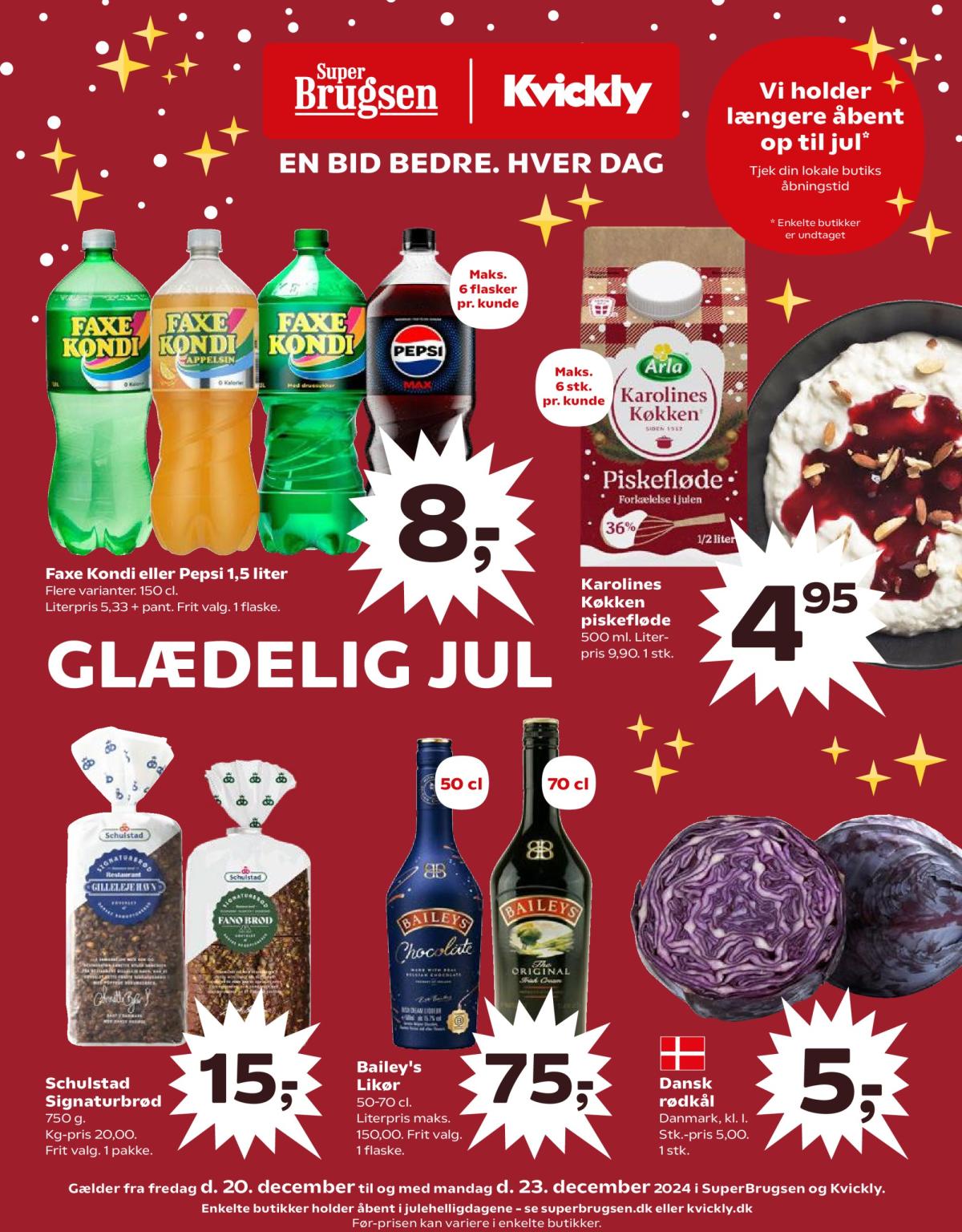 COOP - Super Brugsen tilbudsavis gyldig fra 20.12. - 23.12.