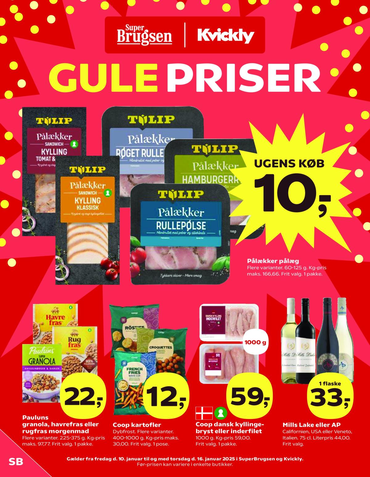 COOP - Super Brugsen tilbudsavis gyldig fra 10.01. - 16.01.