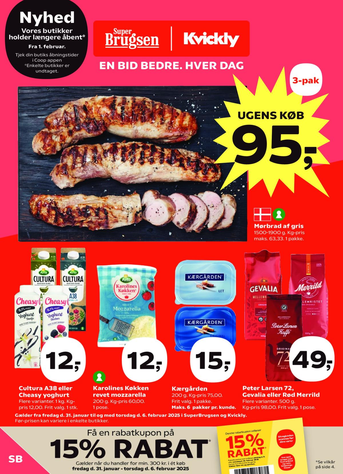 COOP - Super Brugsen tilbudsavis gyldig fra 31.01. - 06.02.