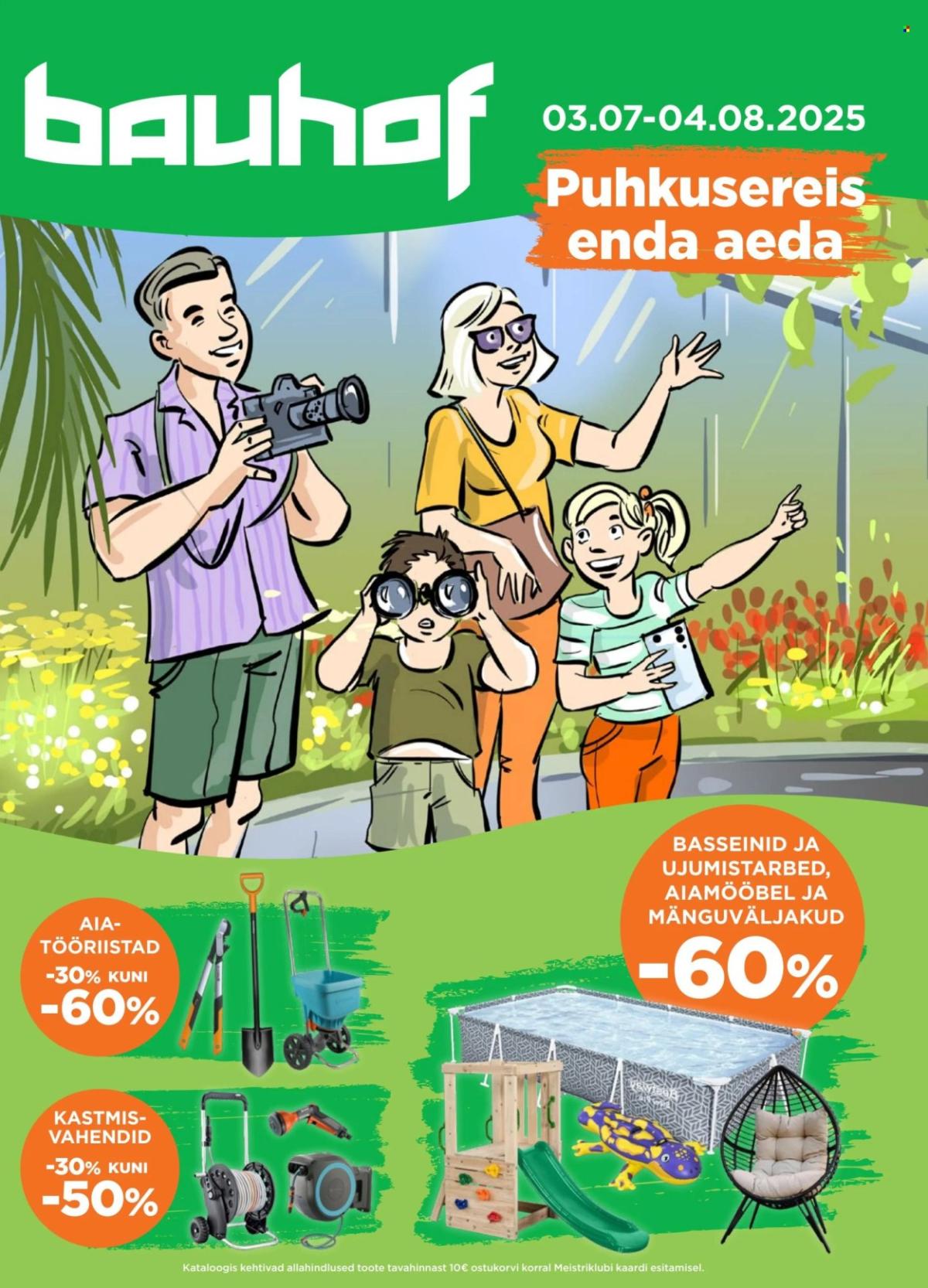 Bauhof kliendileht (3.07 - 4.08.2025)