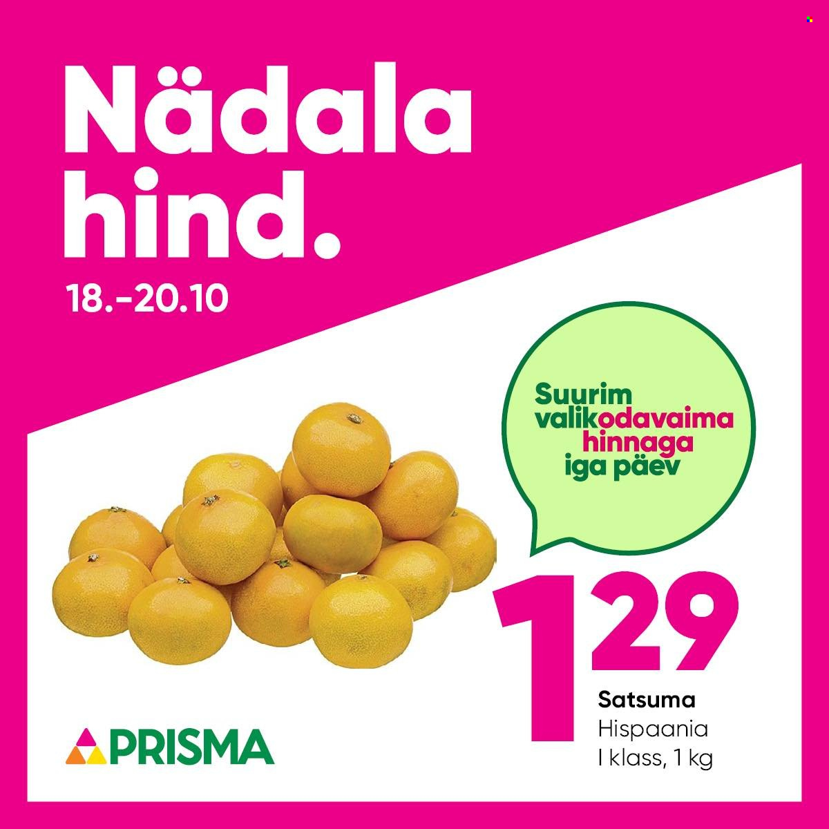 Prisma kliendileht (19.10 - 20.10.2024)