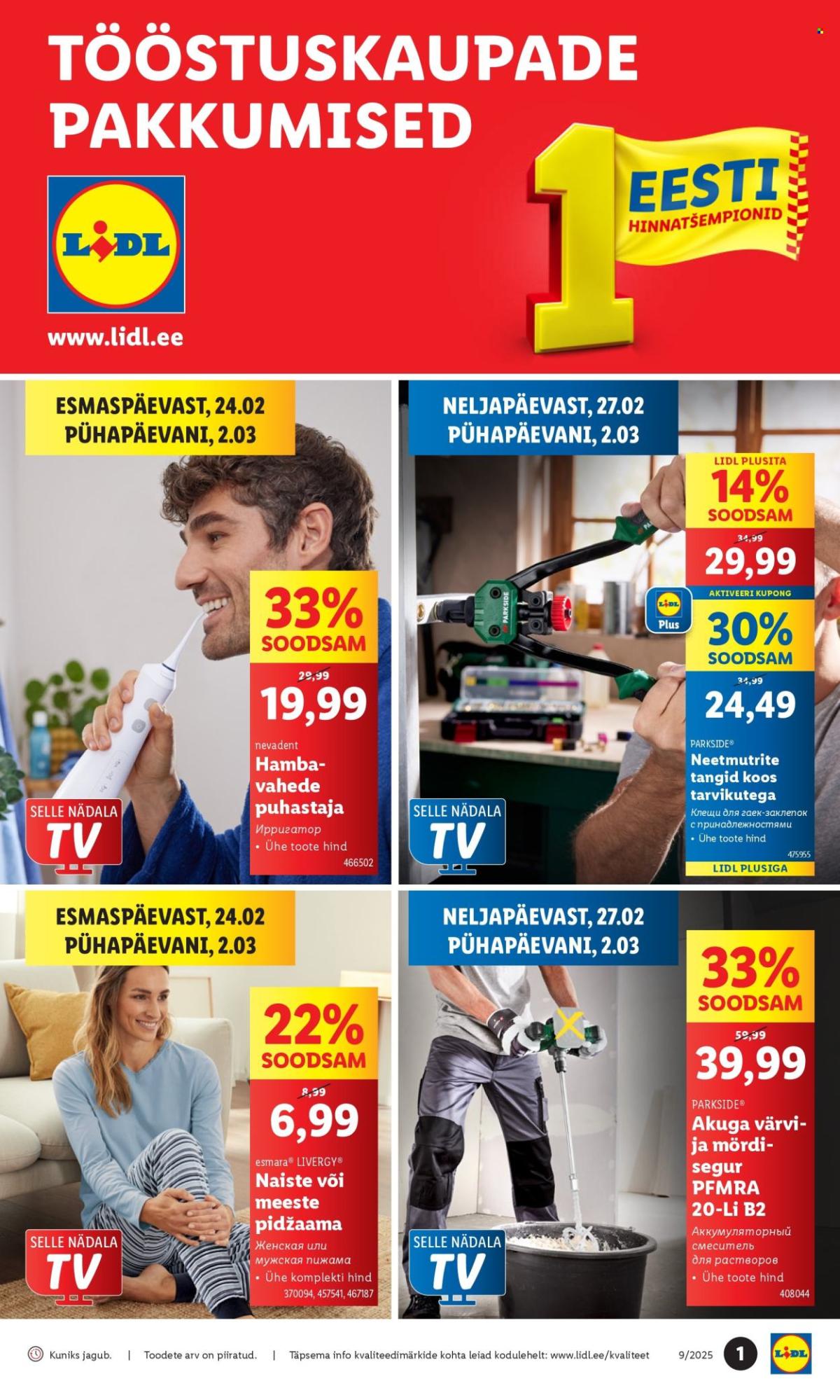 Lidl kliendileht - Tööstuskaupade pakkumised (24.02 - 2.03.2025)