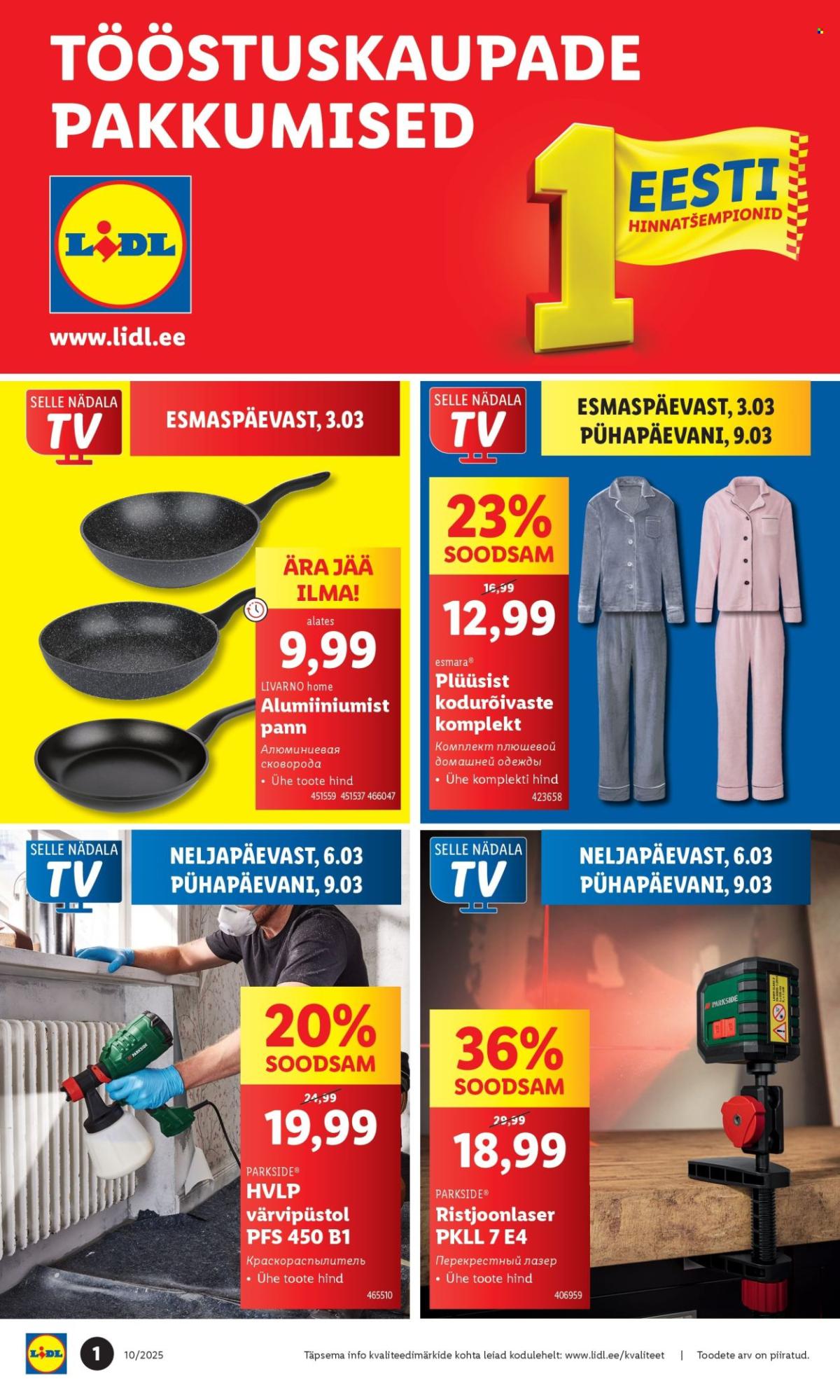 Lidl kliendileht - Tööstuskaupade pakkumised (3.03 - 9.03.2025)