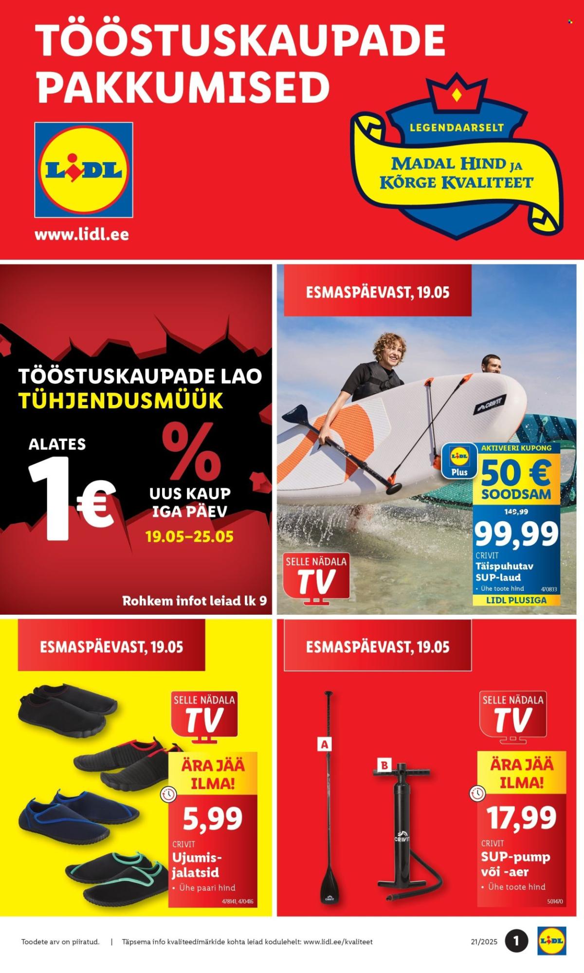 Lidl kliendileht - Tööstuskaupade pakkumised (19.05 - 25.05.2025)