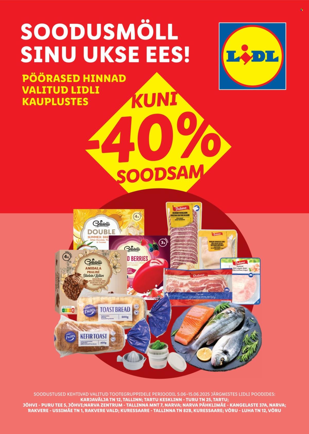 Lidl kliendileht - Sodusmöll simu ukse ees! (5.06 - 15.06.2025)