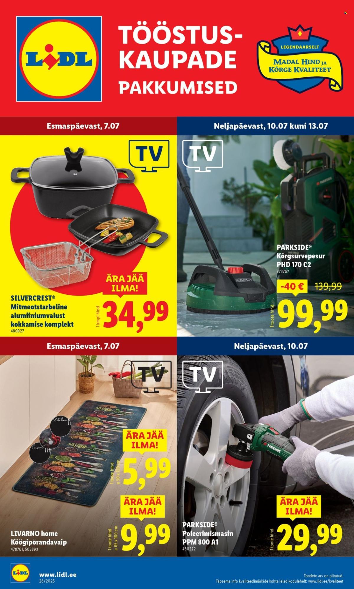 Lidl kliendileht - Tööstuskaupade pakkumised (7.07 - 13.07.2025)