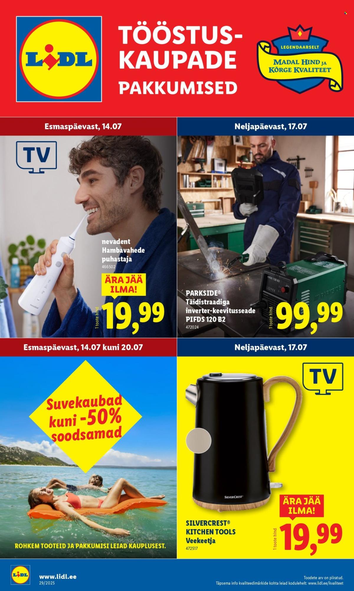 Lidl kliendileht - Tööstuskaupade pakkumised (14.07 - 20.07.2025)
