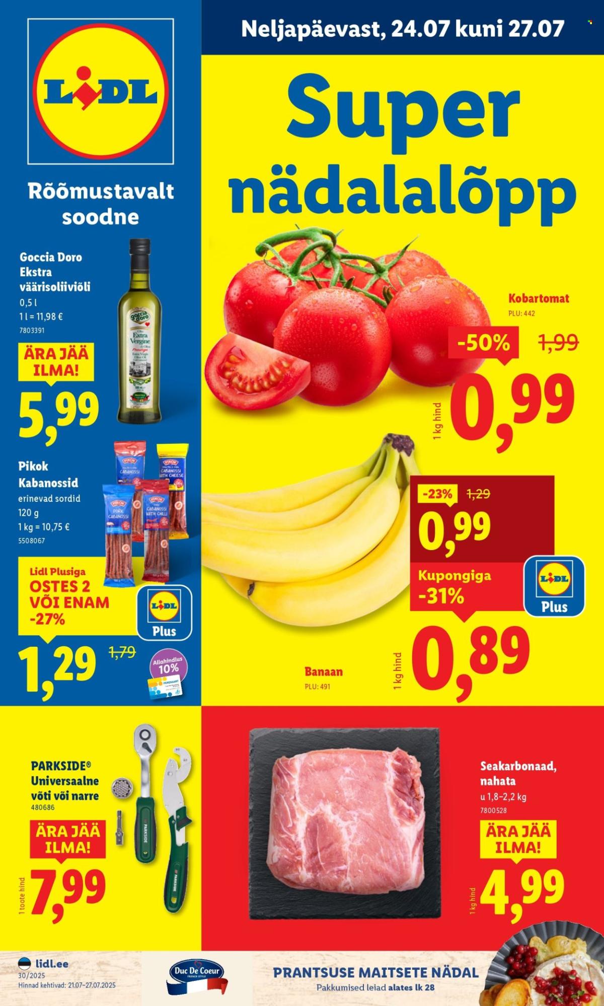 Lidl kliendileht - Nädalalõpu pakkumised (24.07 - 27.07.2025)