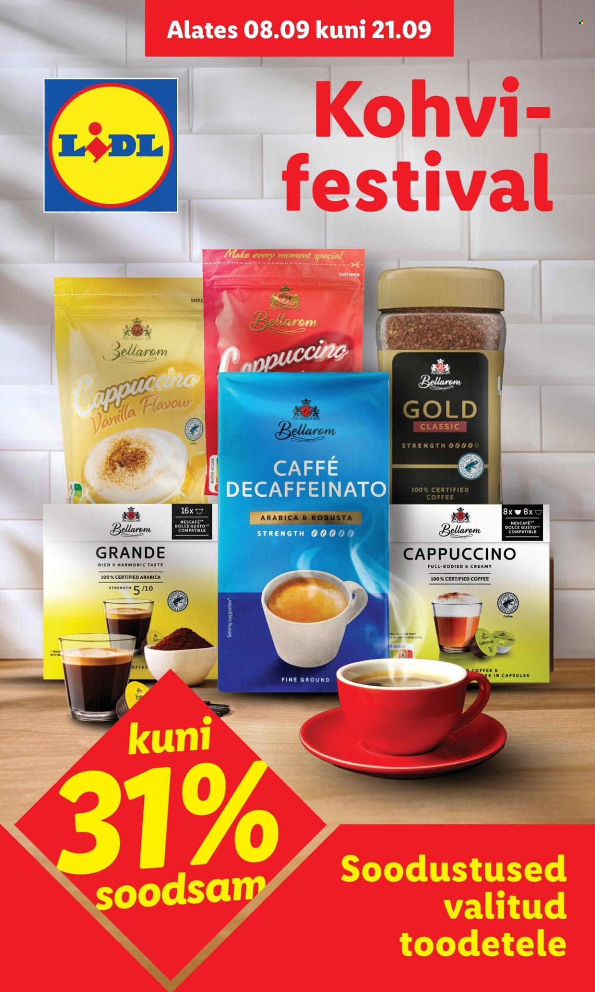 Lidl kliendileht - Kohvifestival (8.09 - 21.09.2025)