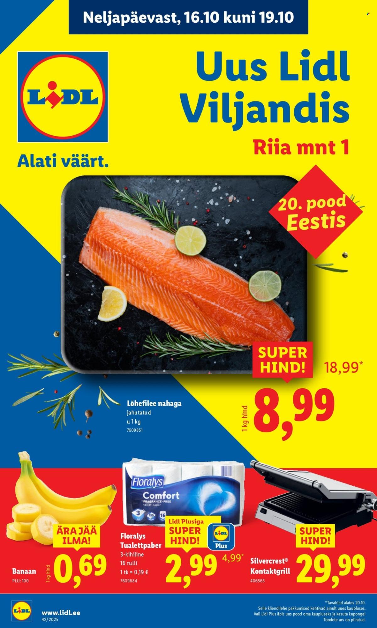 Lidl kliendileht - Viljandi, Riia mnt 1 (16.10 - 19.10.2025)