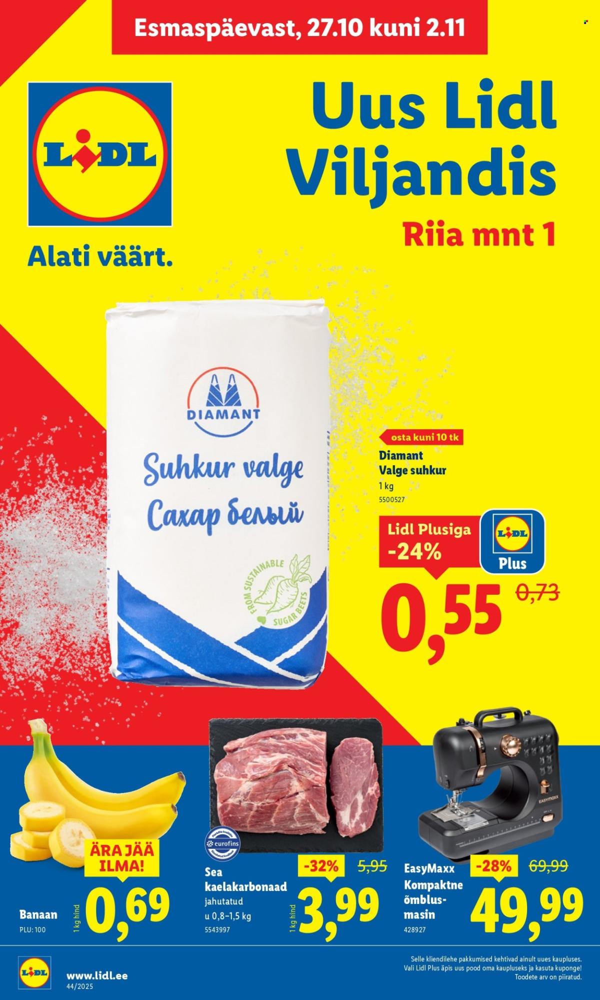 Lidl kliendileht - Viljandi, Riia mnt 1 (27.10 - 2.11.2025)