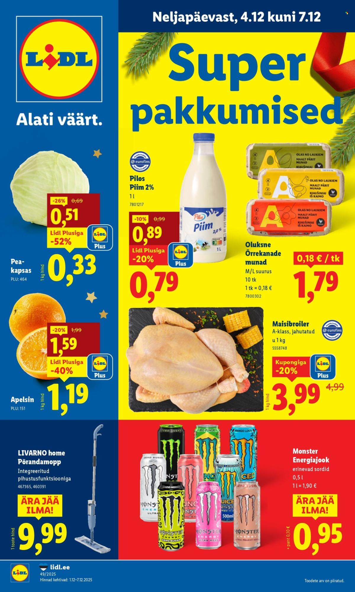 Lidl kliendileht - Nädalalõpu pakkumised (4.12 - 7.12.2025)