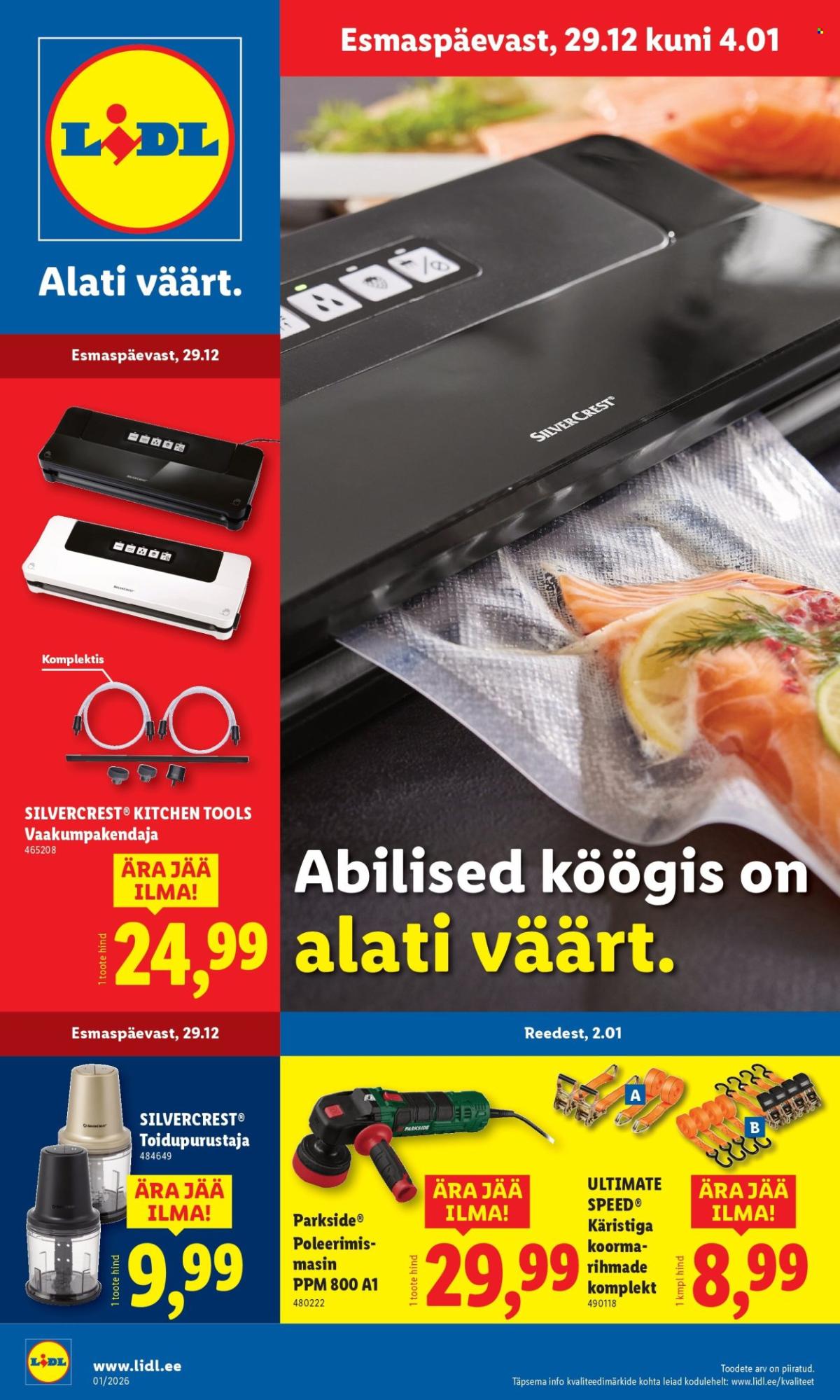 Lidl kliendileht - Tööstuskaupade pakkumised (29.12.2025 - 4.01.2026)