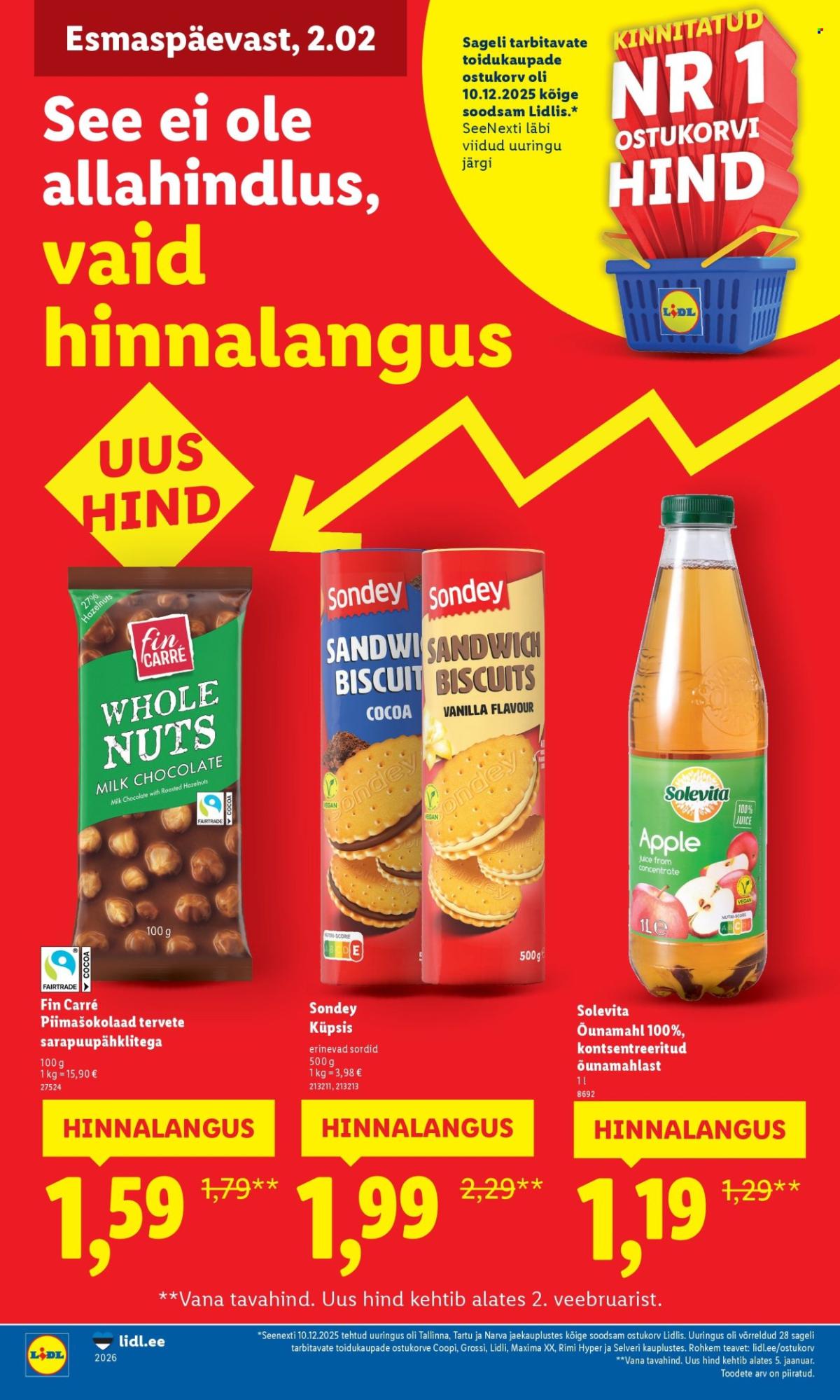 Lidl kliendileht - Suur hinnalangus (2.02 - 8.02.2026)