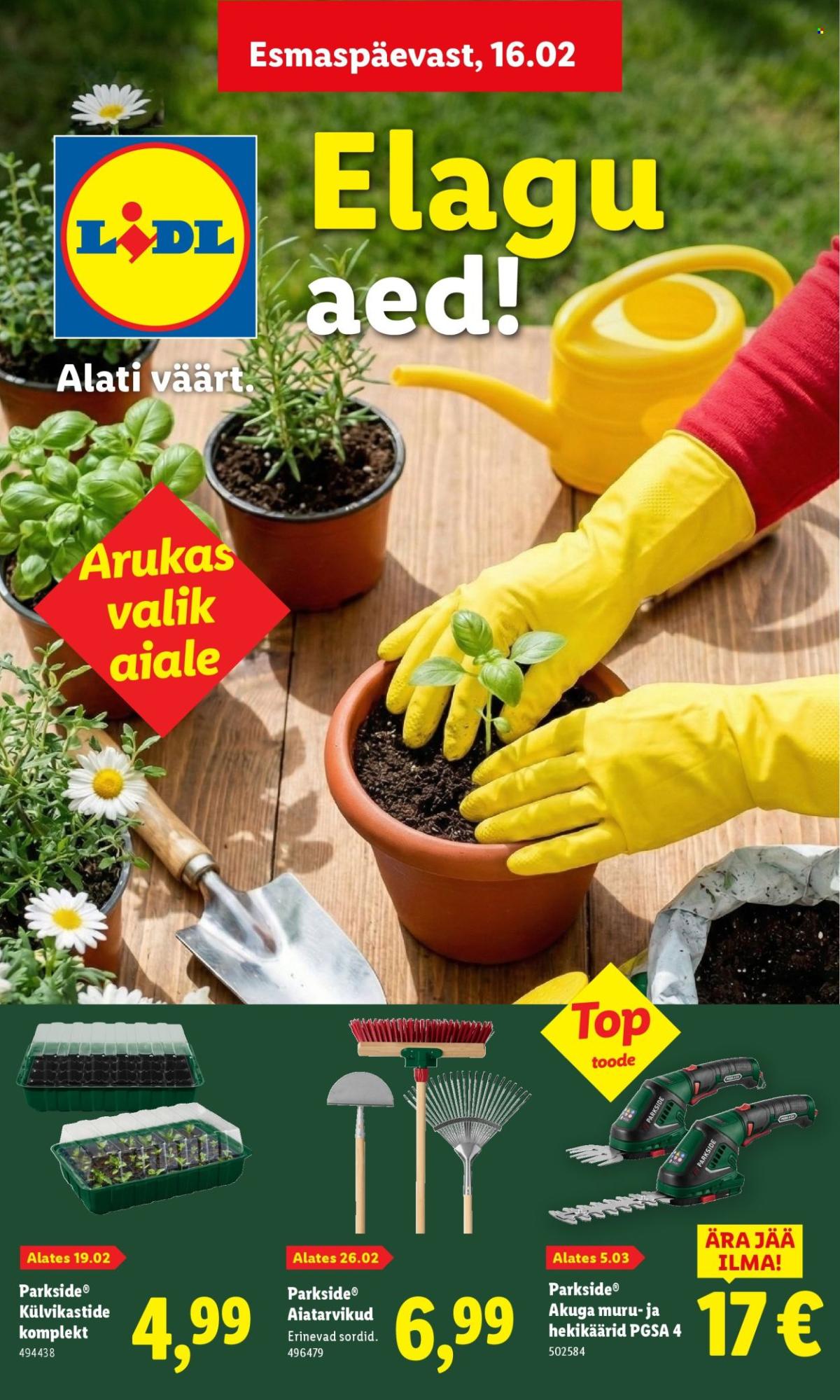 Lidl kliendileht - Aiakataloog (16.02 - 26.02.2026)