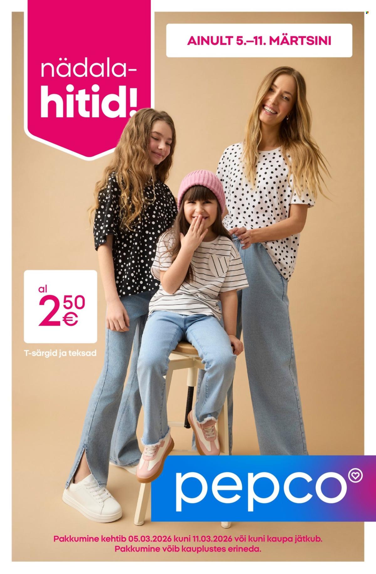 Lidl kliendileht - T-särgid ja teksad (5.03 - 11.03.2026)