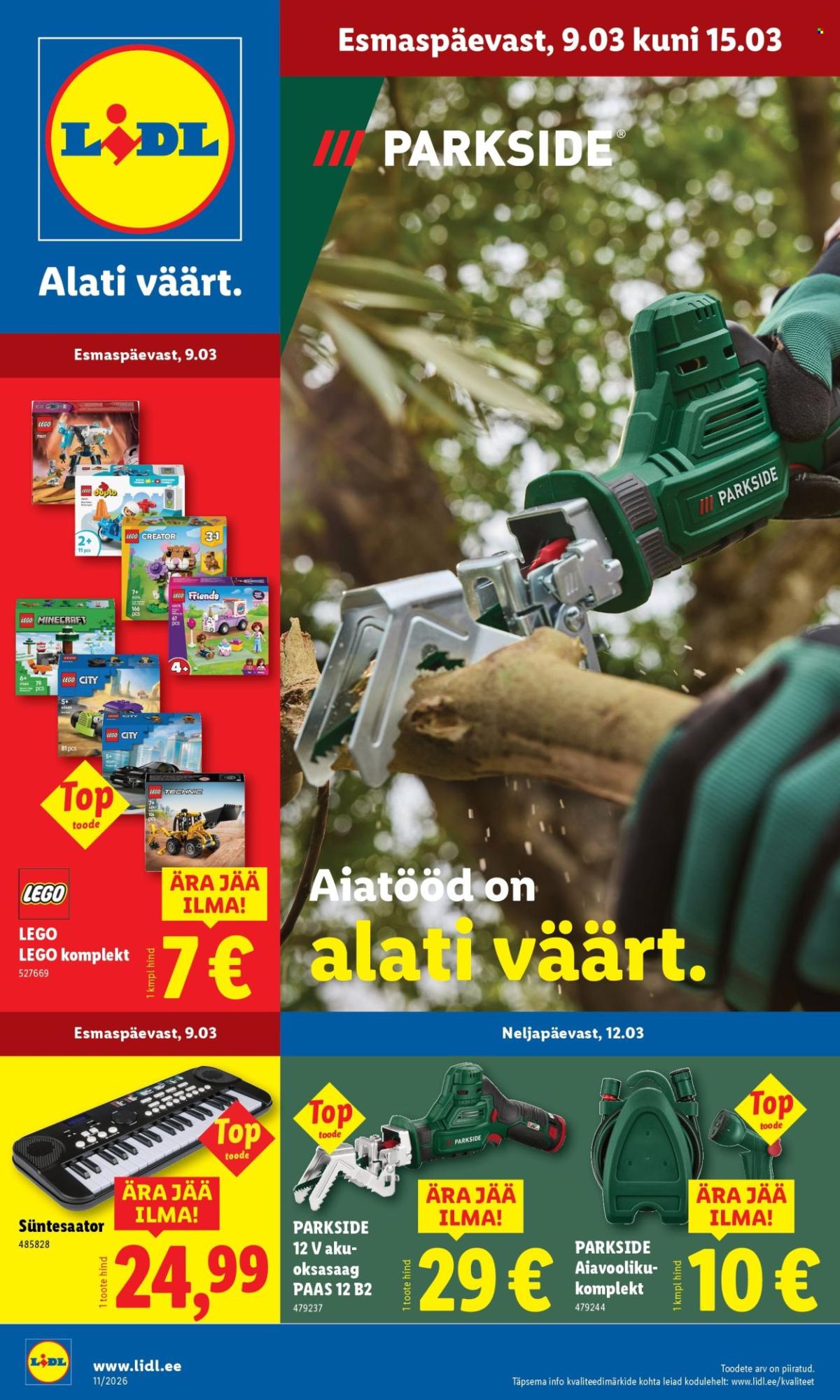 Lidl kliendileht - Tööstuskaupade pakkumised (9.03 - 15.03.2026)