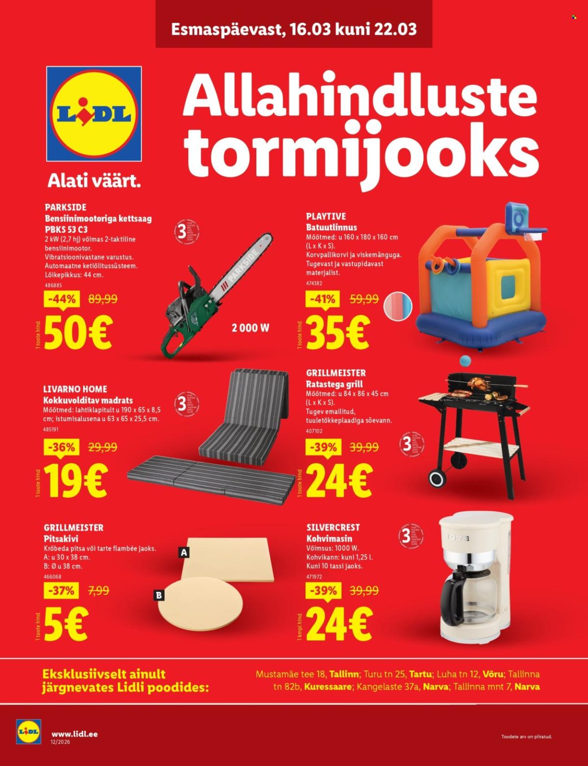Lidl kliendileht - Allahindluste tormijooks (16.03 - 22.03.2026)