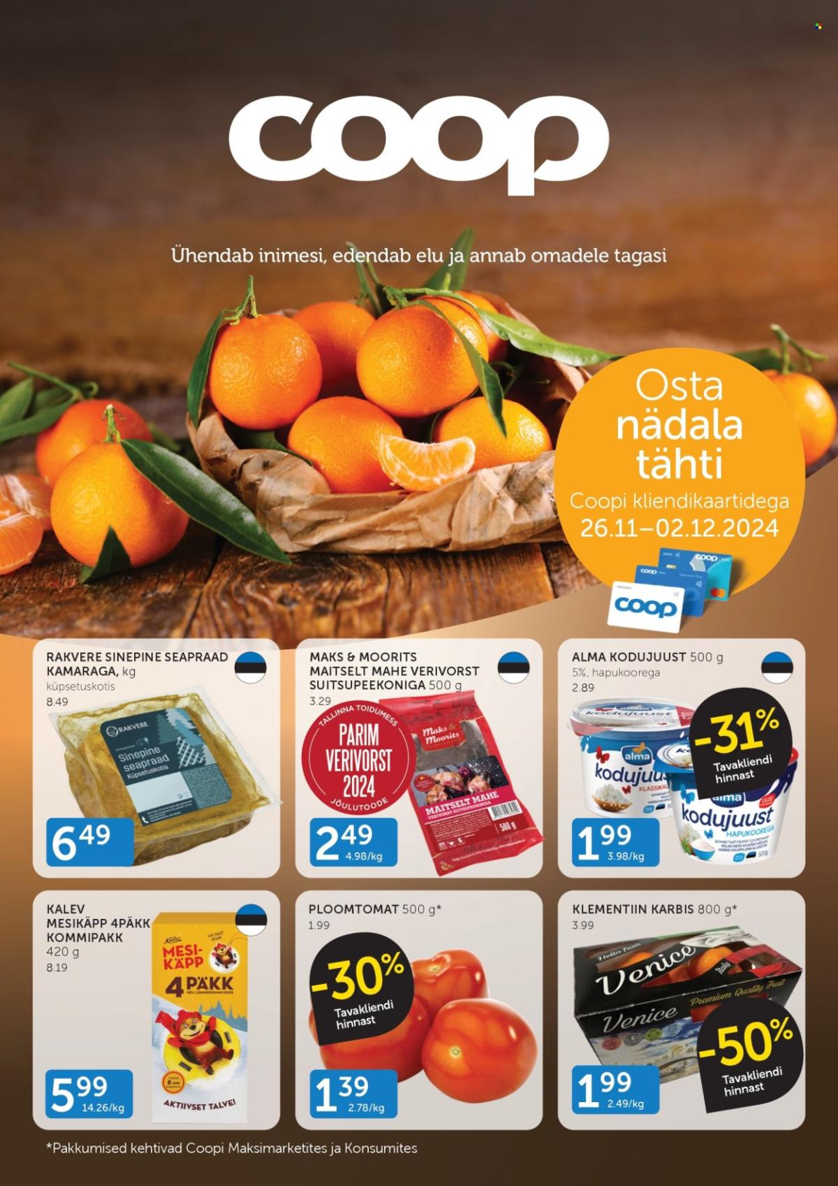 Coop kliendileht (26.11 - 2.12.2024)